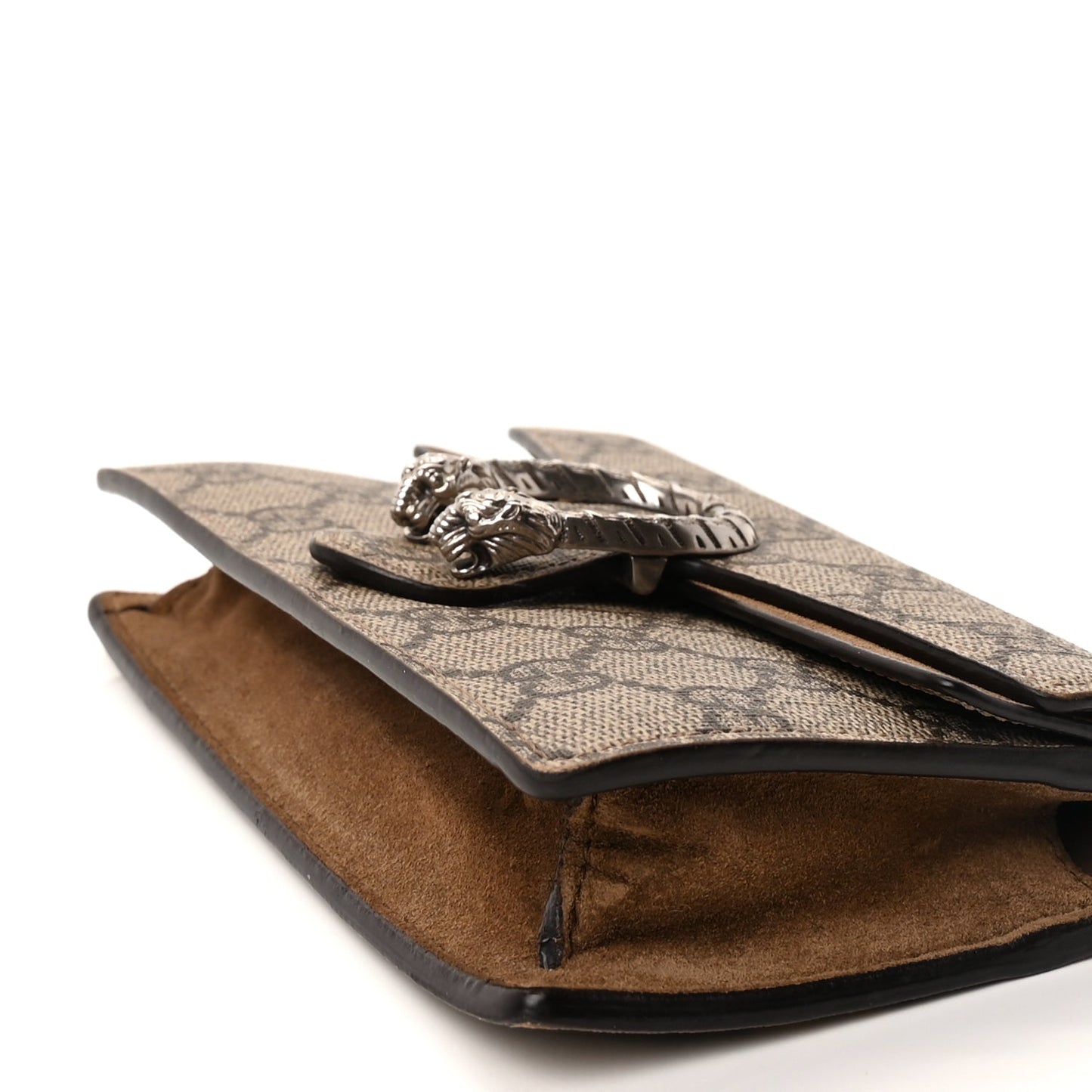 Gucci GG Supreme Monogram Super Mini Dionysus Shoulder Bag Taupe