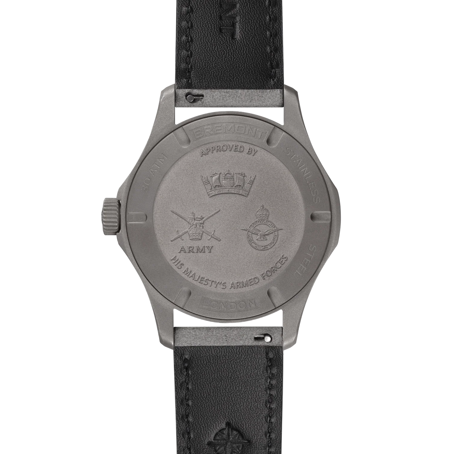 HMAF Supermarine 40mm Date Leather Strap
