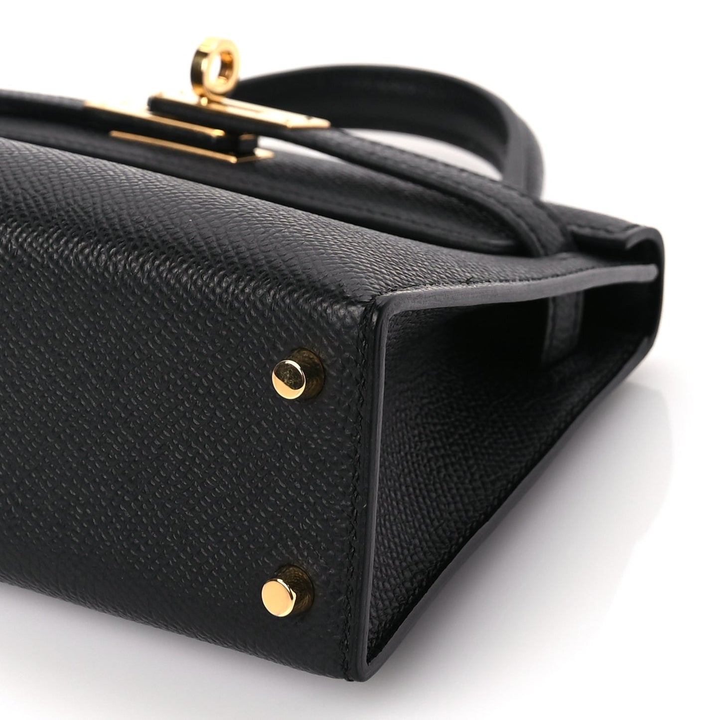 Hermes Epsom Mini Kelly Sellier 20 Black