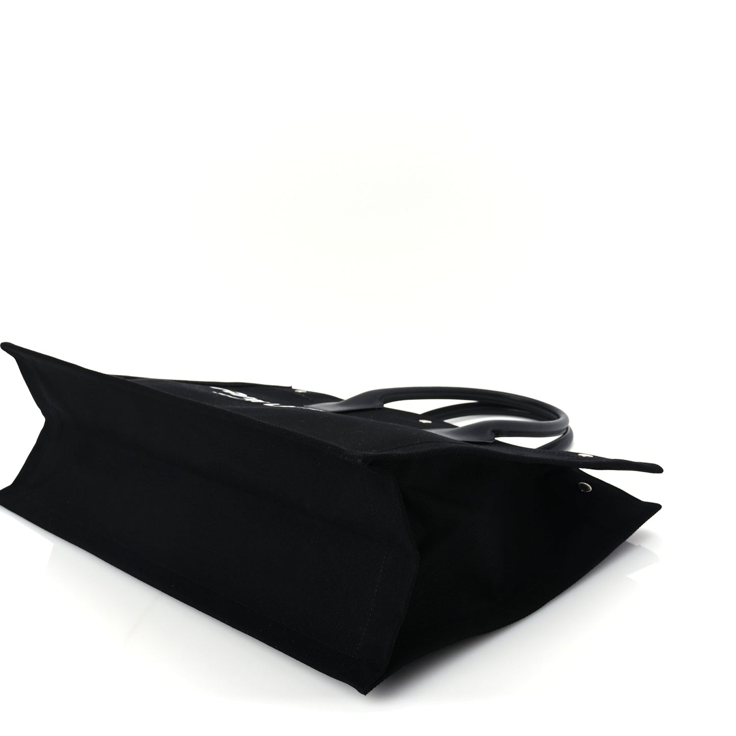 Saint Laurent Linen Calfskin Rive Gauche Tote