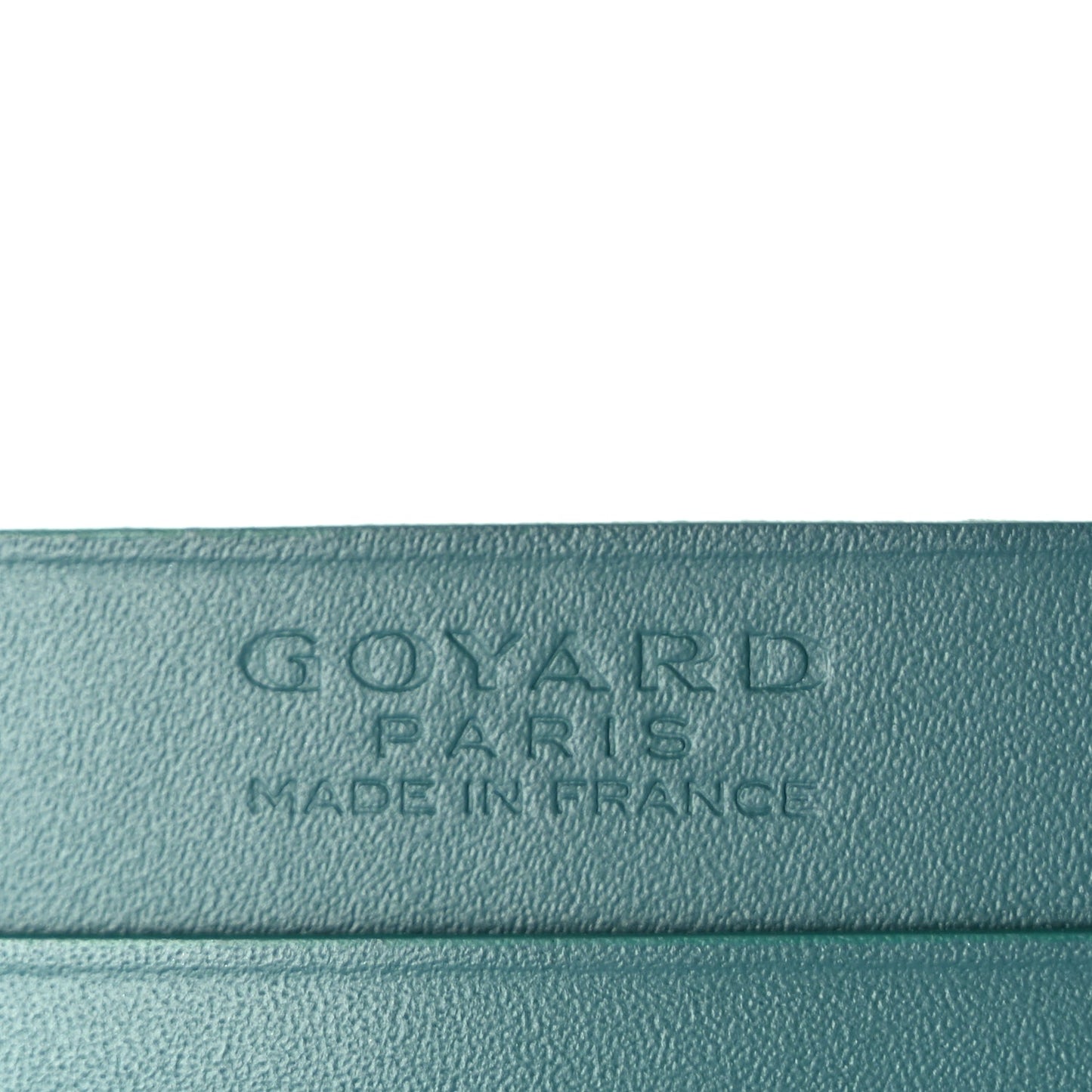 Goyard Goyardine Saint Sulpice Card Holder Green