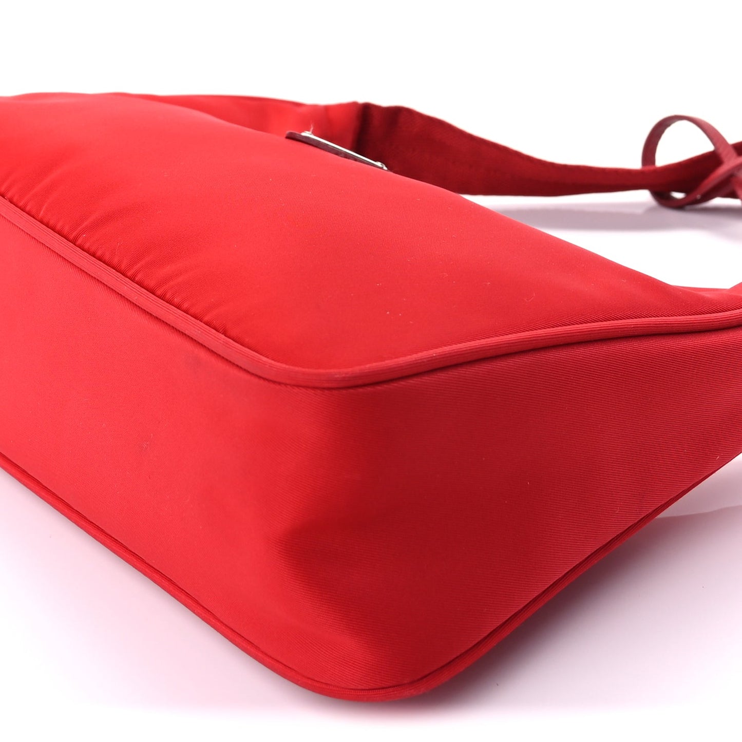 Prada Tessuto Nylon Mini Re-Edition 2000 Bag Rosso