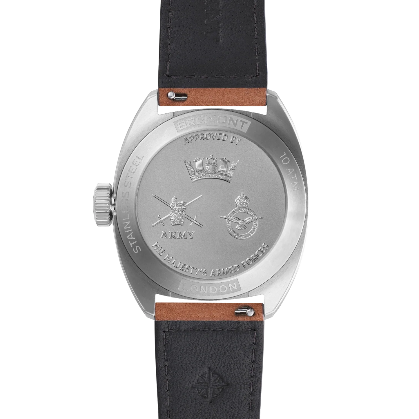 HMAF Terra Nova 40.5mm Date Leather Strap