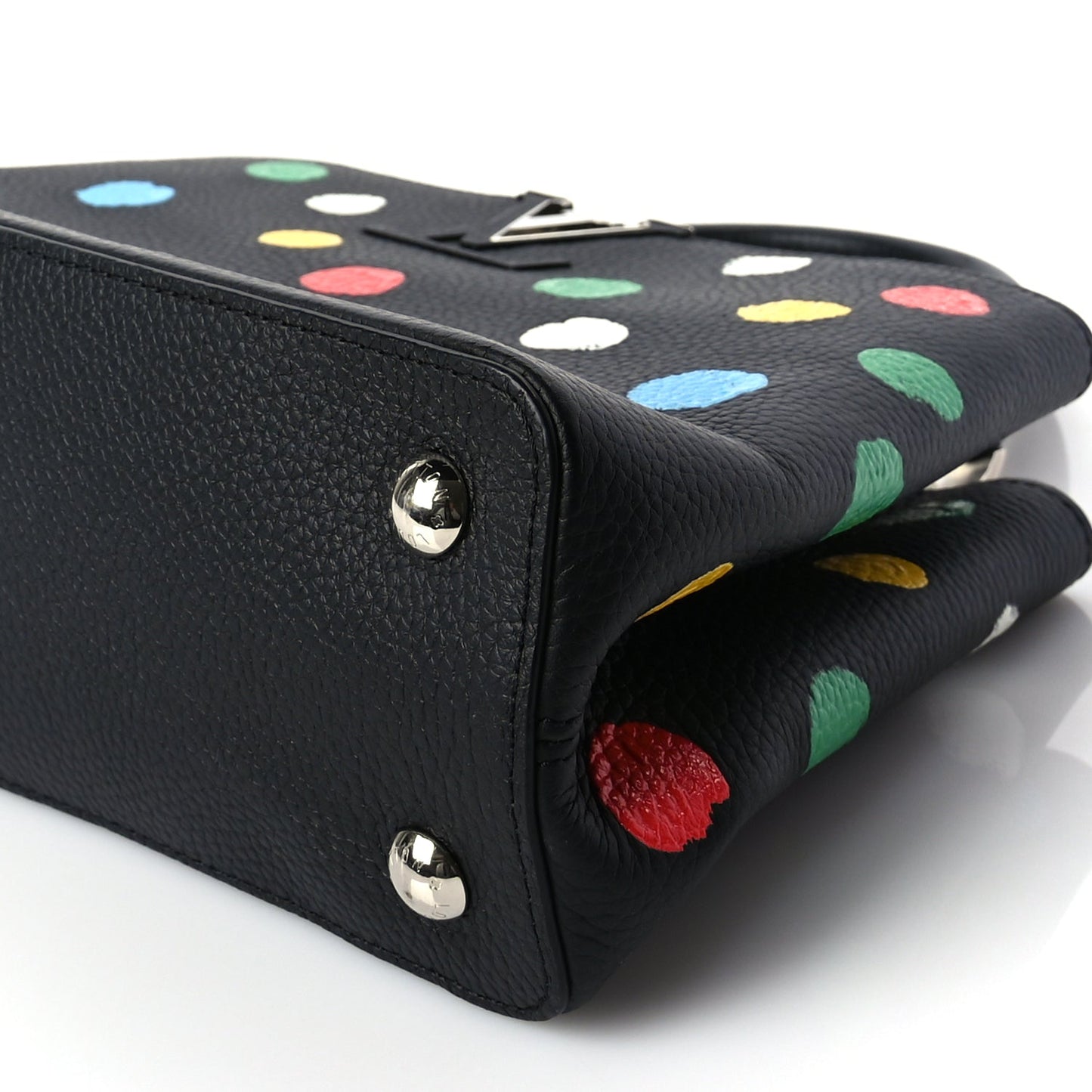 Louis Vuitton LV X YK Taurillon Capucines MM Black