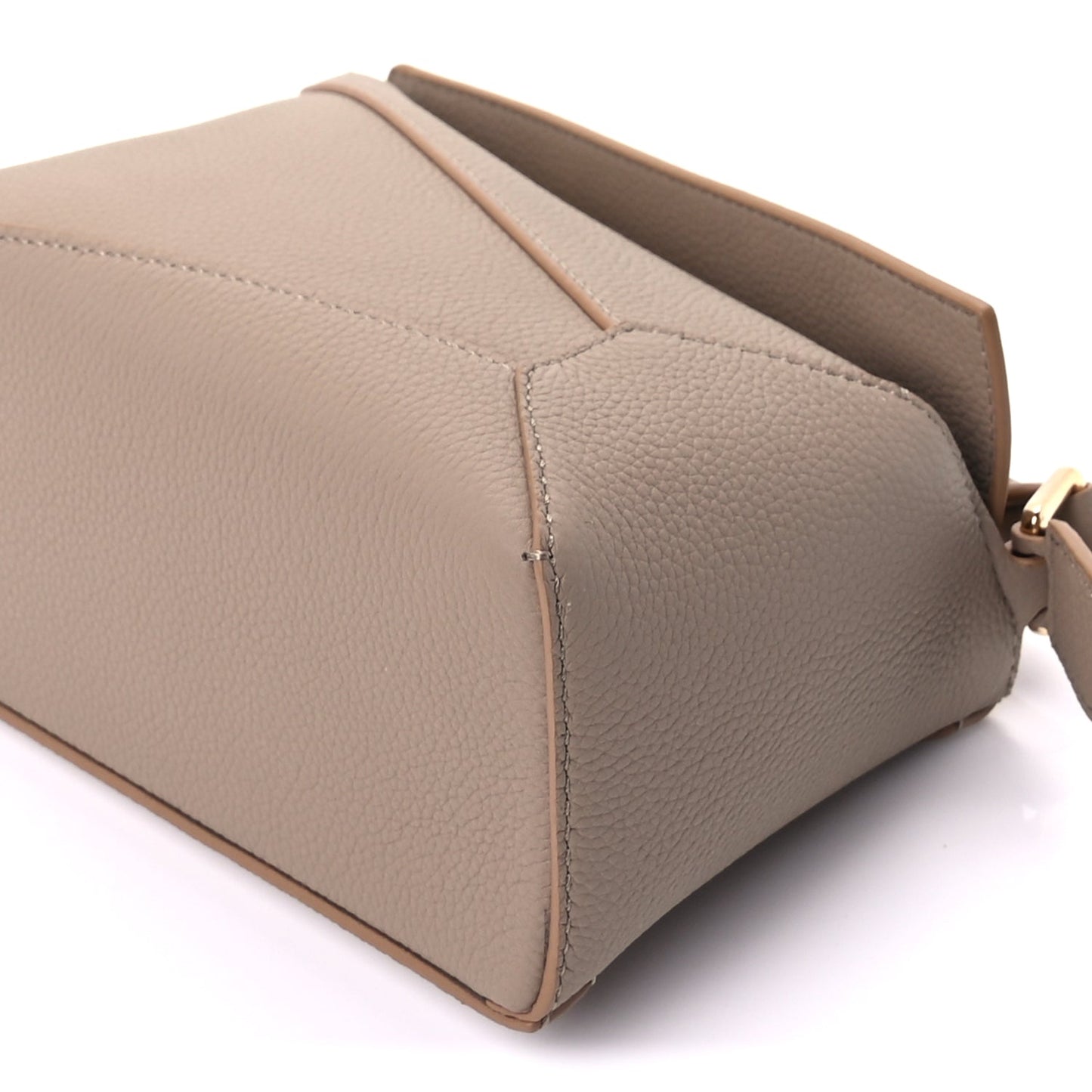 Loewe Calfskin Mini Puzzle Bag Sand