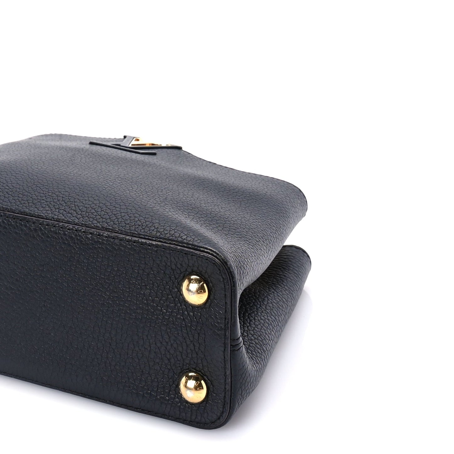 Louis Vuitton Taurillon Capucines BB Black