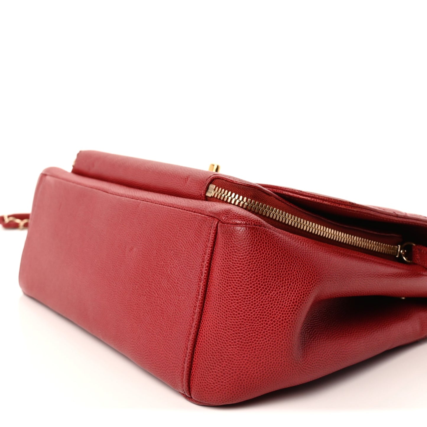 Chanel Caviar Quilted Large Business Affinity Flap Red