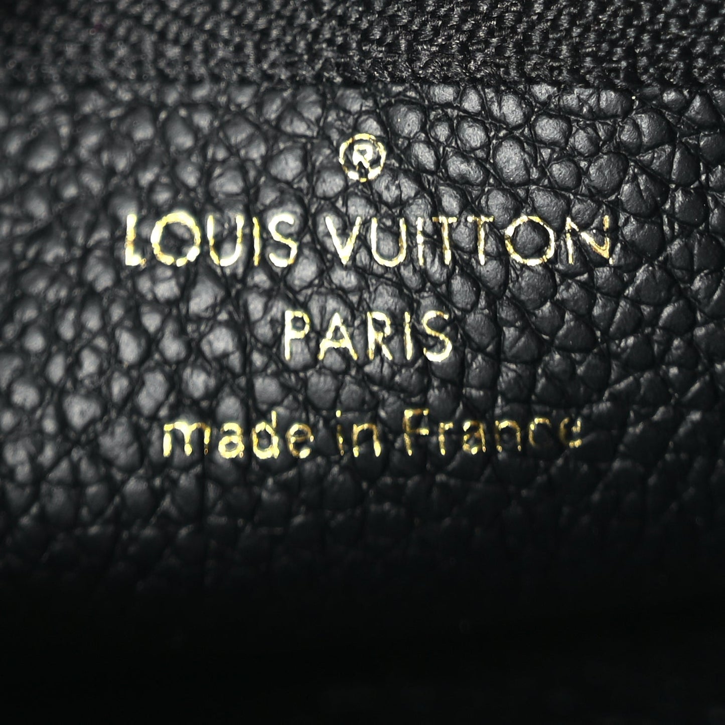Louis Vuitton Monogram Empreinte Leather Black