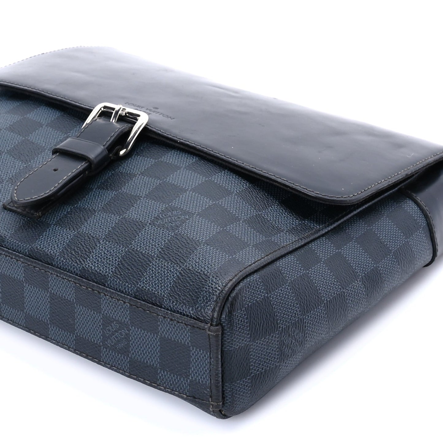 Louis Vuitton Damier Cobalt Newport Messenger PM Blue