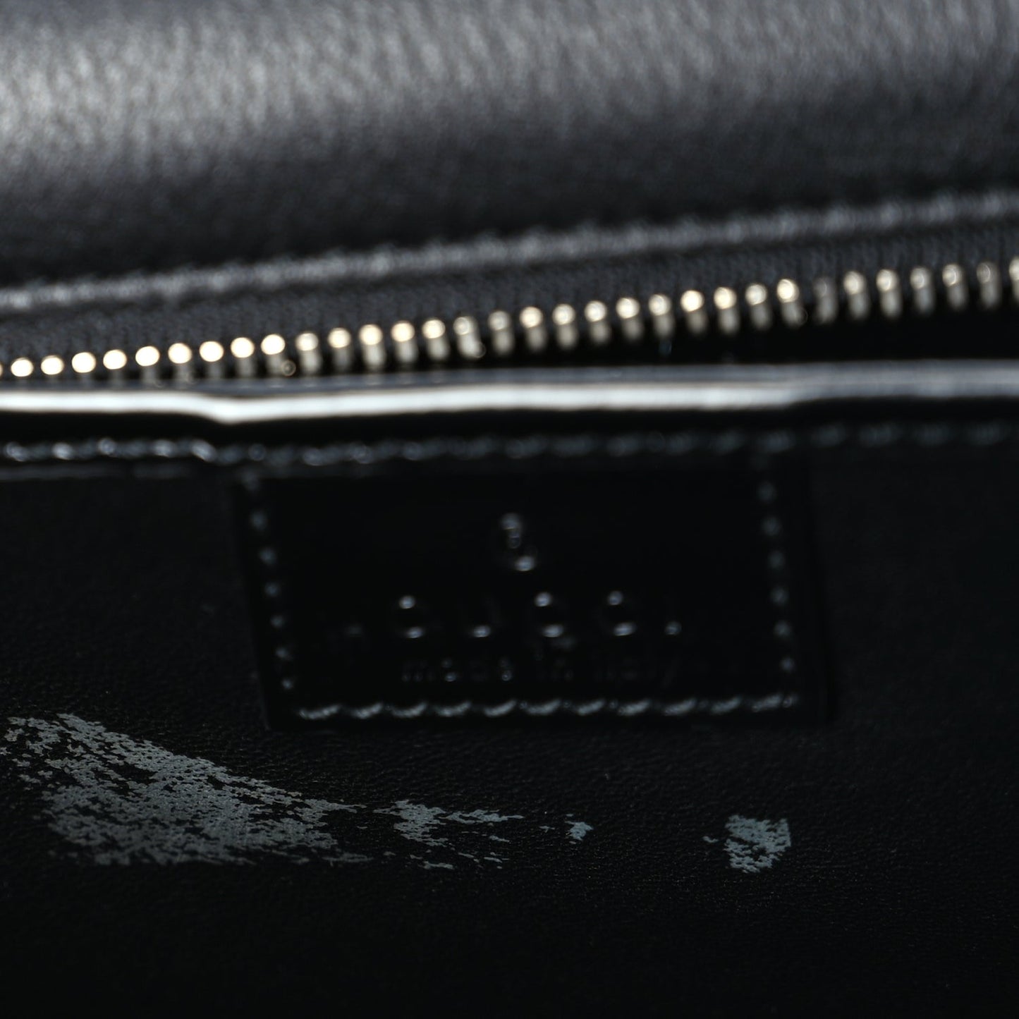 Gucci Matelasse GG Marmont Half Moon Top Handle Bag Black