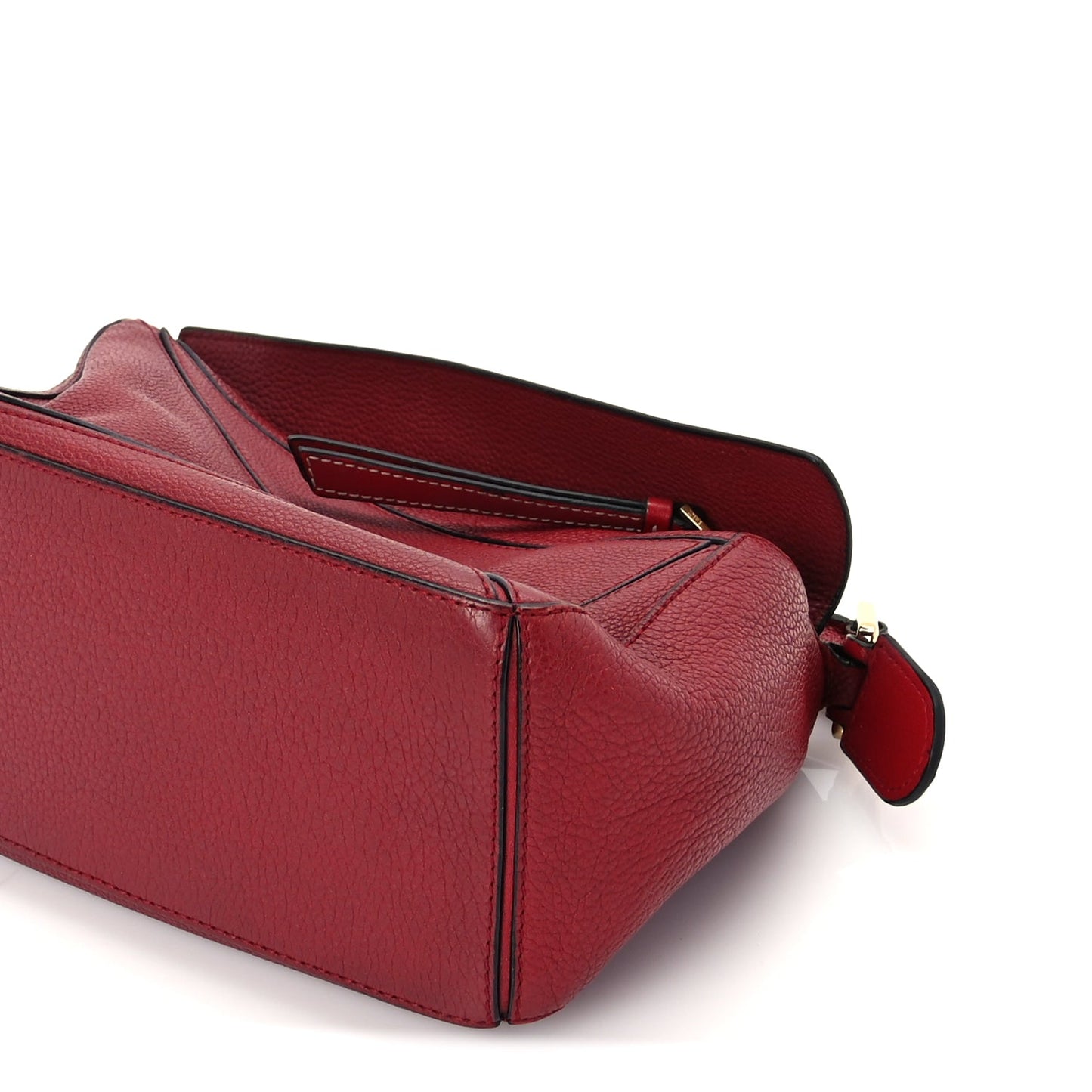 Loewe Calfskin Small Puzzle Bag Rouge