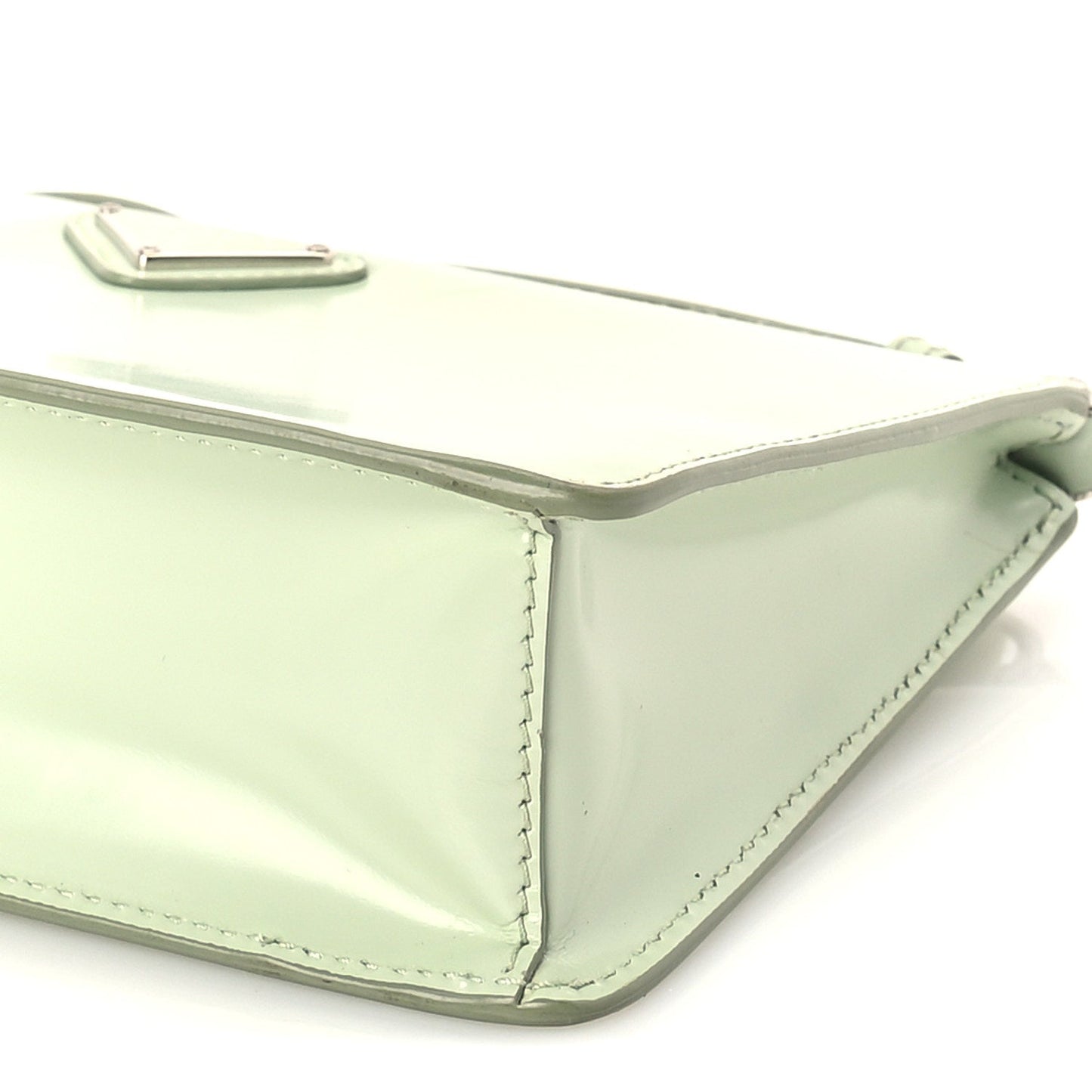 Prada Spazzolato Mini Shoulder Bag Vert Olive