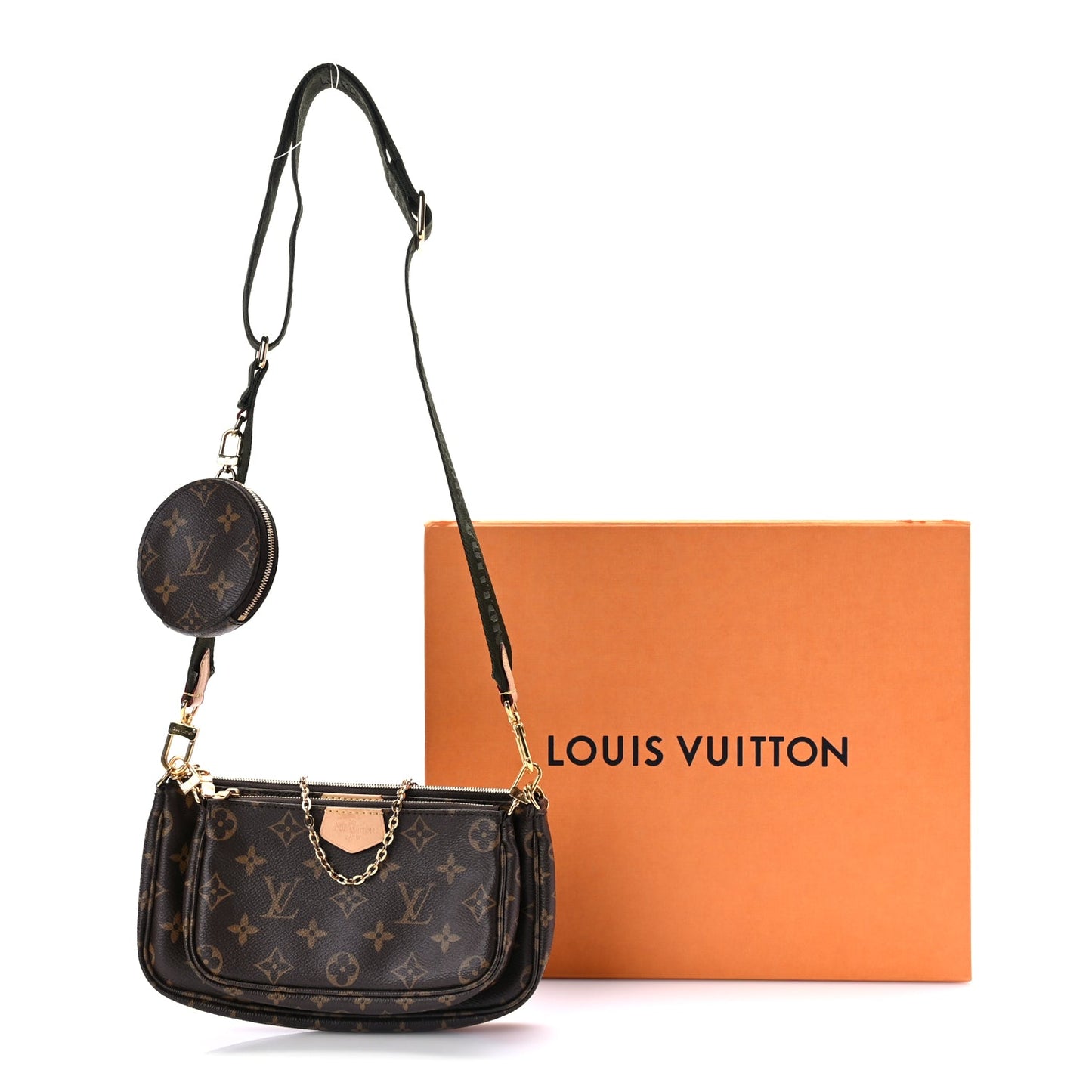 Louis Vuitton Monogram Multi Pochette Accessories Kaki