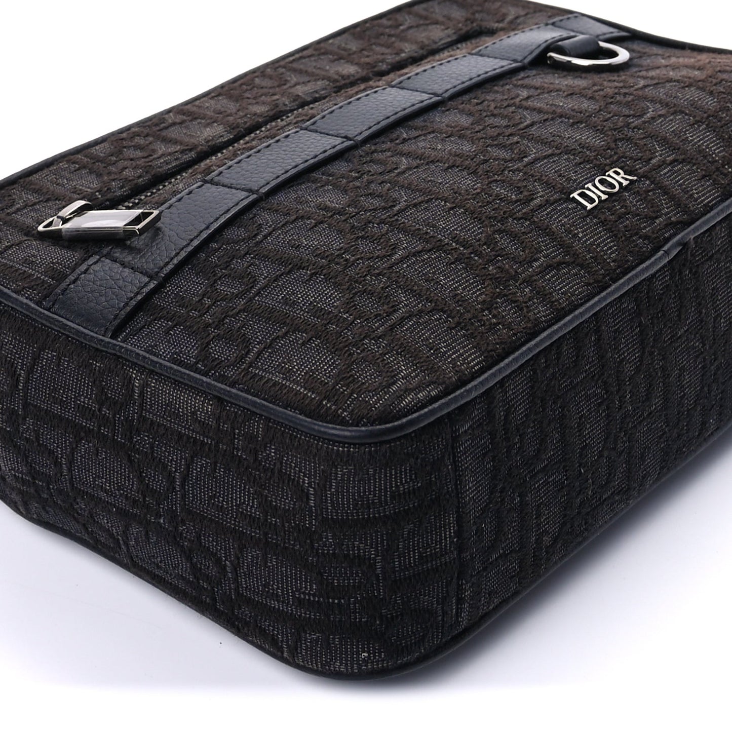 Christian Dior HOMME Oblique Safari Messenger Black