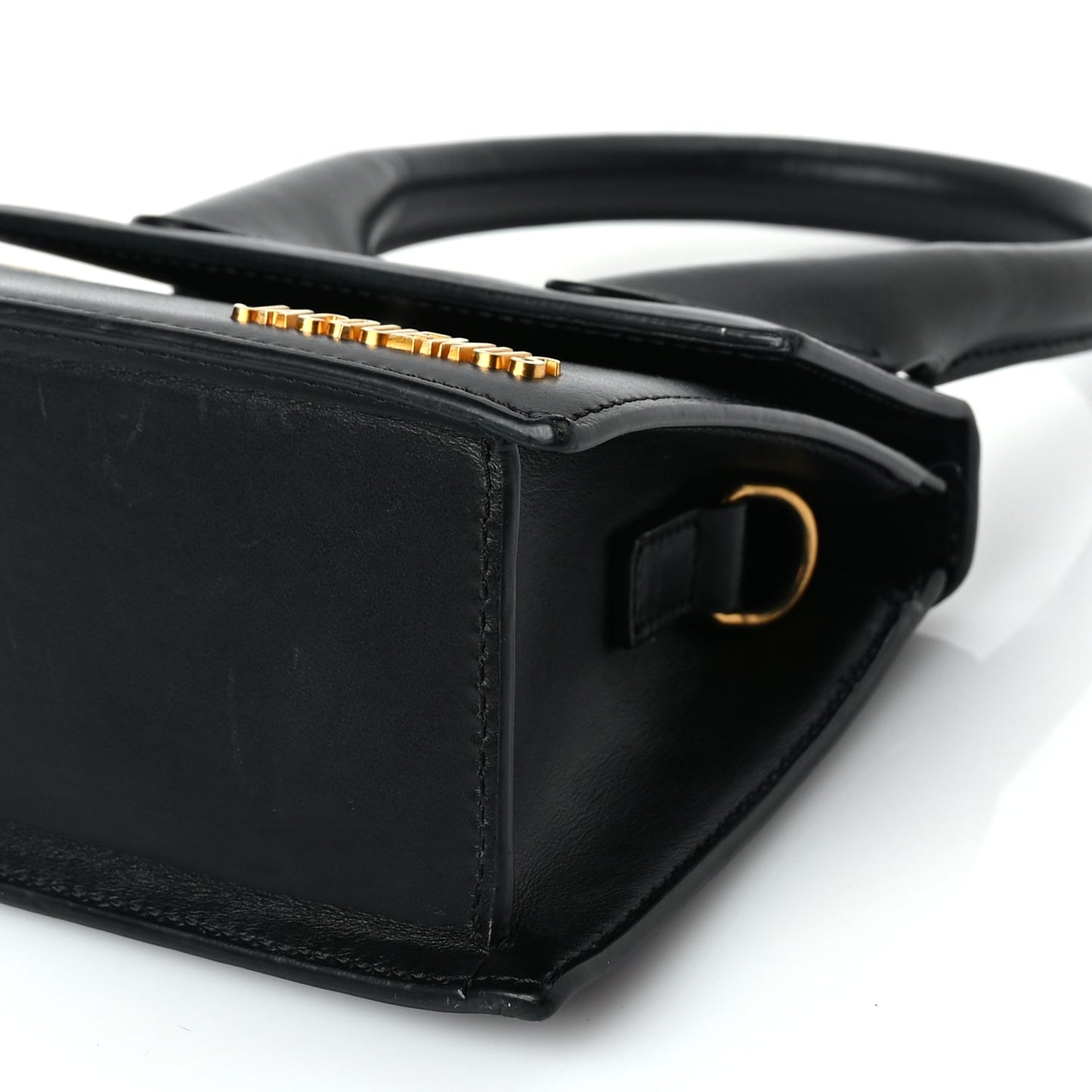 Jacquemus Smooth Calfskin Le Chiquito Moyen Black