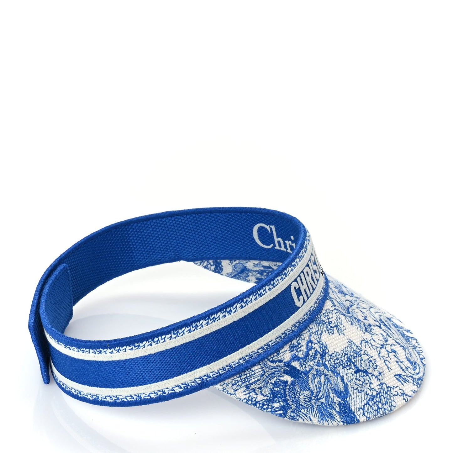 Christian Dior Toile De Jouy Reverse Visor Blue