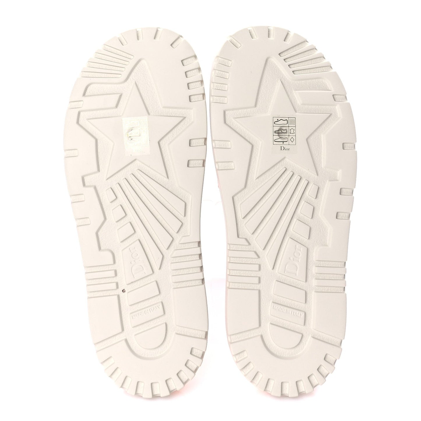 Christian Dior Canvas Fluo Toile de Jouy Embroidered Dway 10mm Slide Sandals 39 White Orange