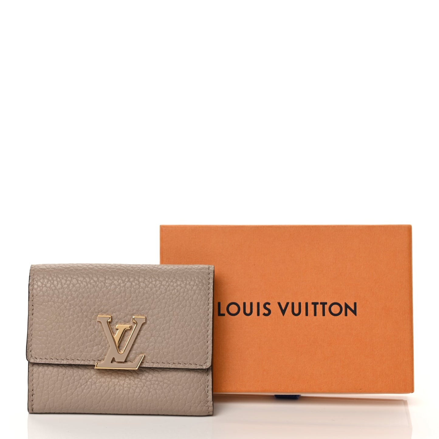 Louis Vuitton Taurillon Capucines XS Wallet Galet
