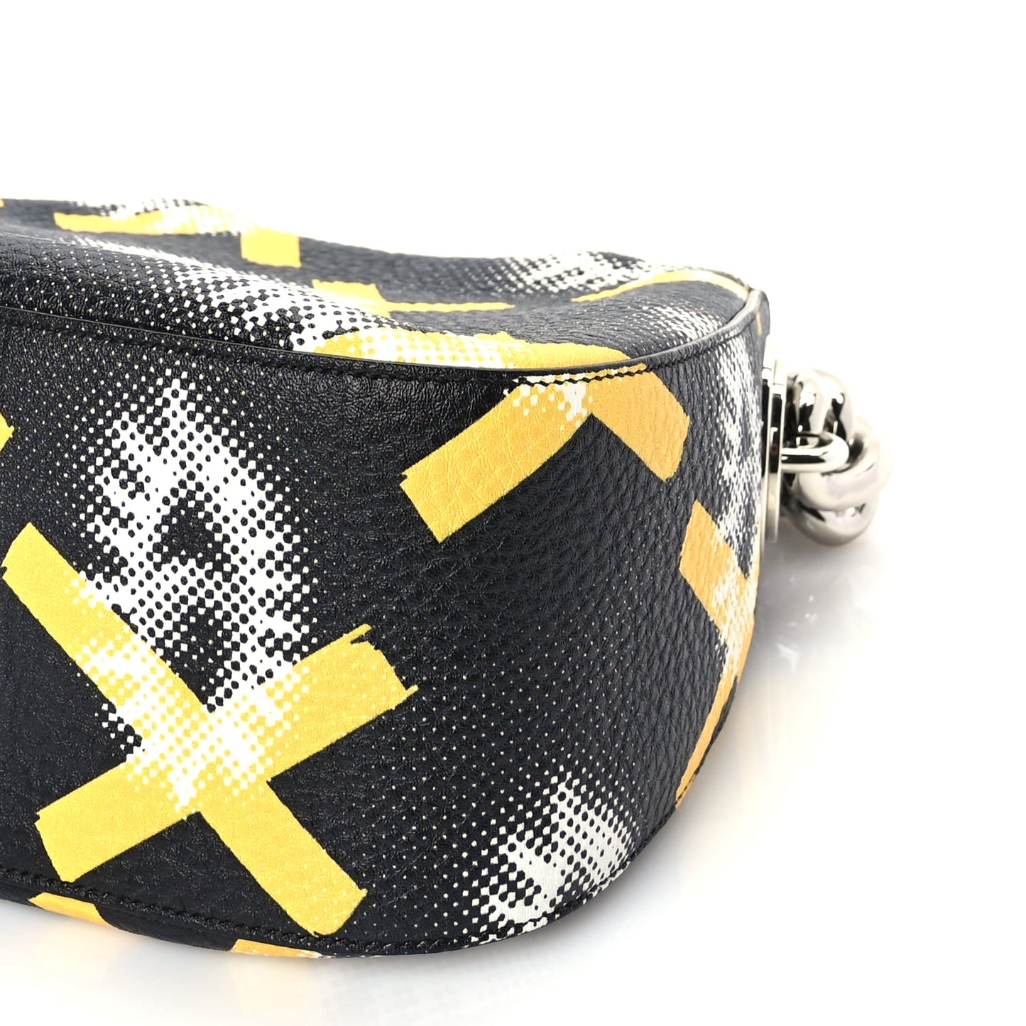 Prada Vitello Daino Eye Inside Hobo Black
