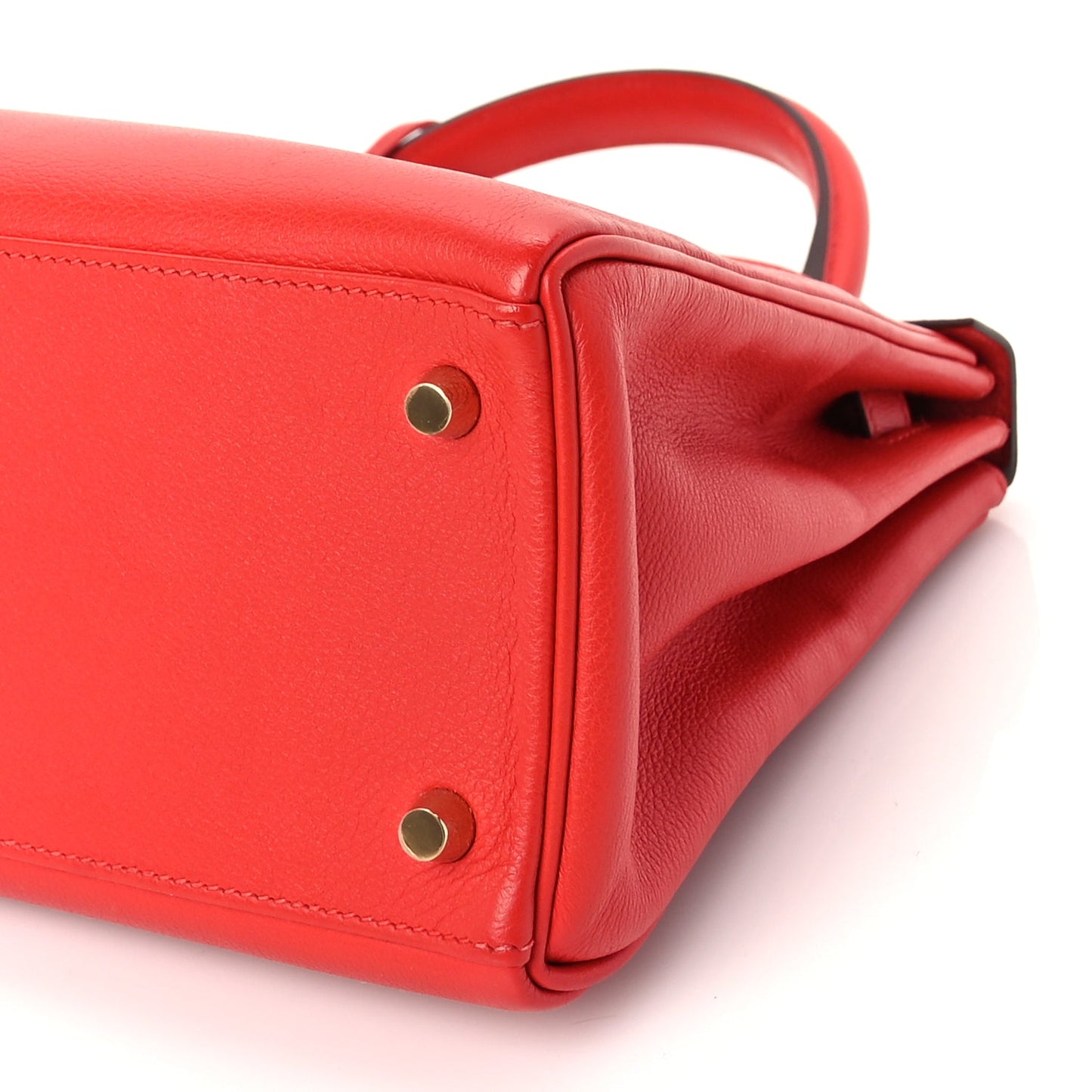 Hermes Evercolor Kelly Retourne 28 Rouge Tomate