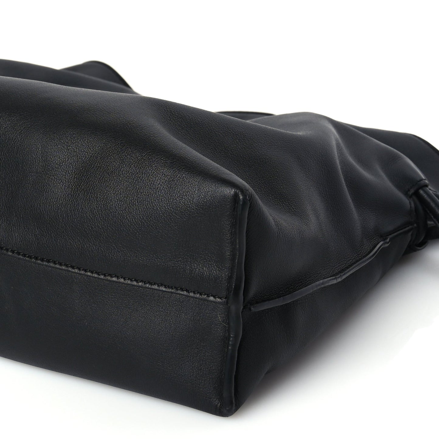 Loewe Nappa Medium Flamenco Knot Bag Black