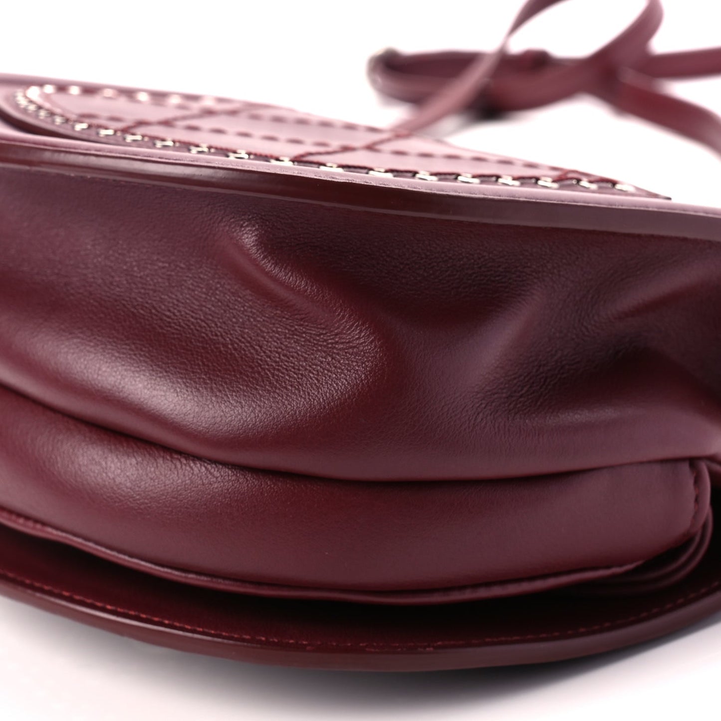 Chanel Calfskin Coco Eyelets Small Flap Bag Red