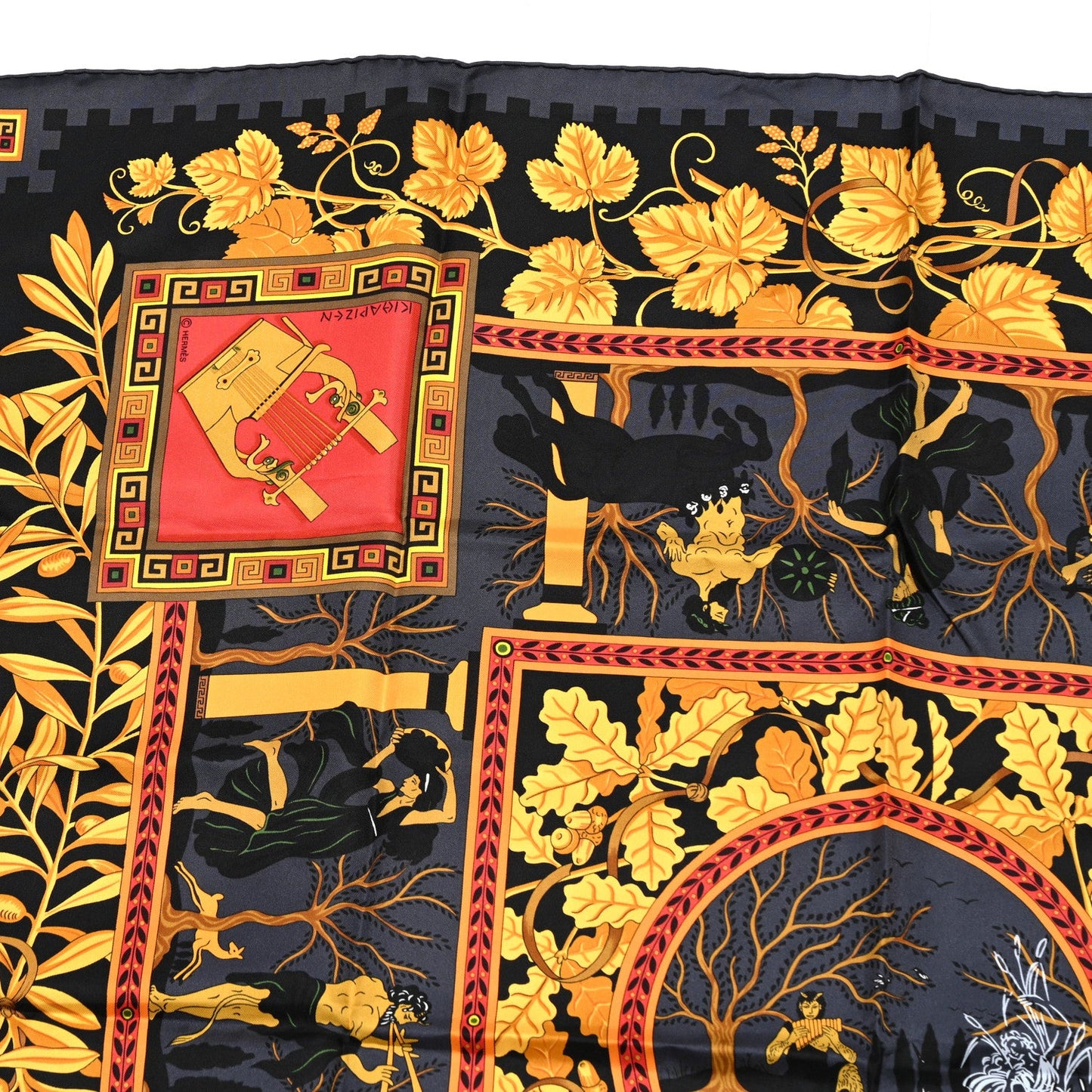 Hermes Silk Musique Des Dieux Scarf 90