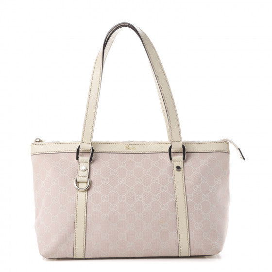Gucci Monogram Medium Abbey Tote Pink