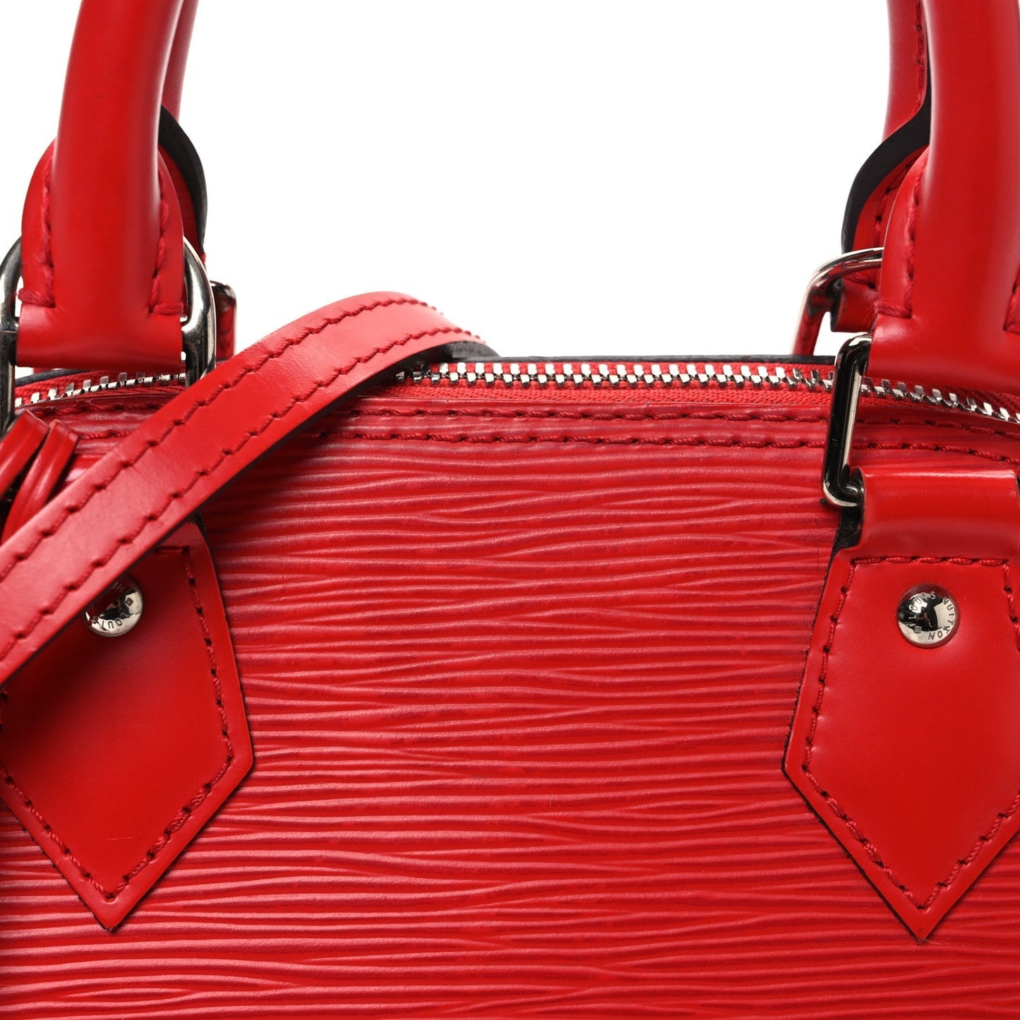 Louis Vuitton Epi Alma BB Carmine