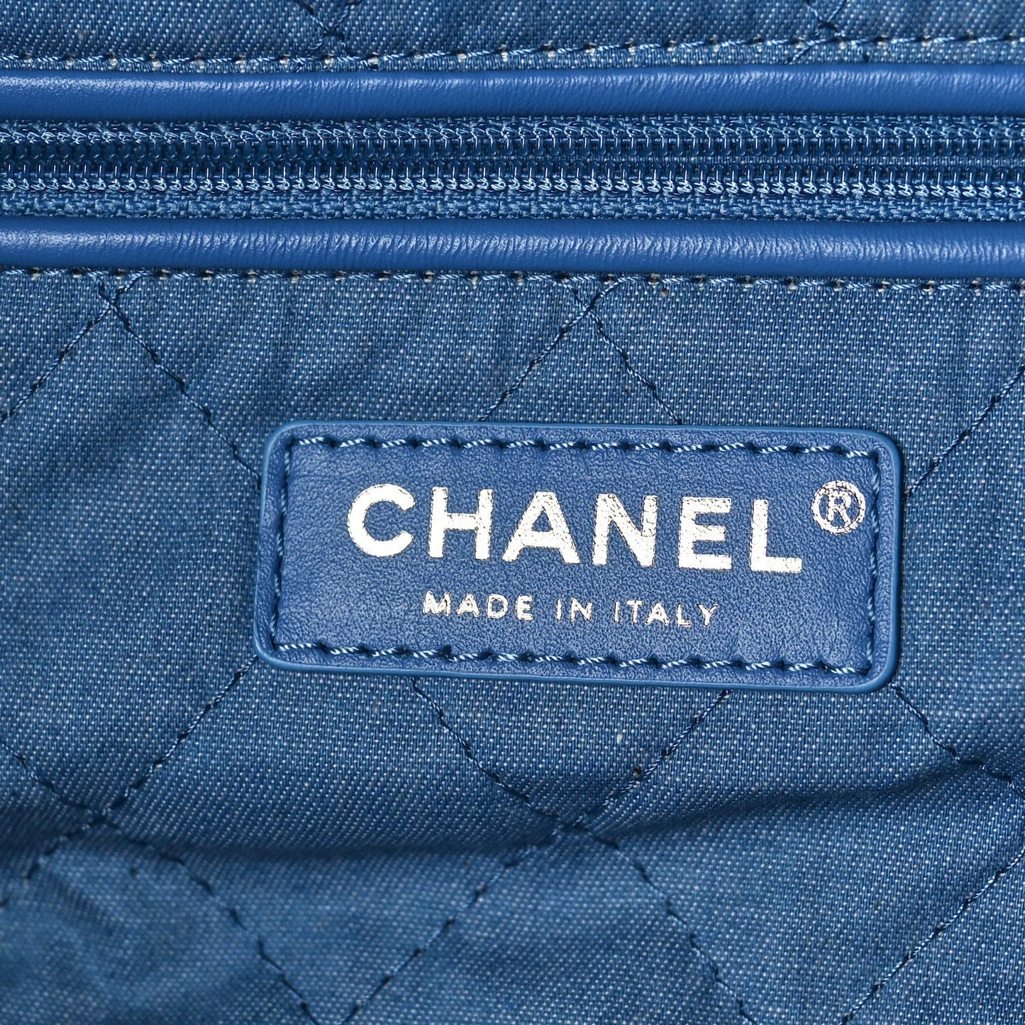 Chanel Denim Sequin 22 Blue