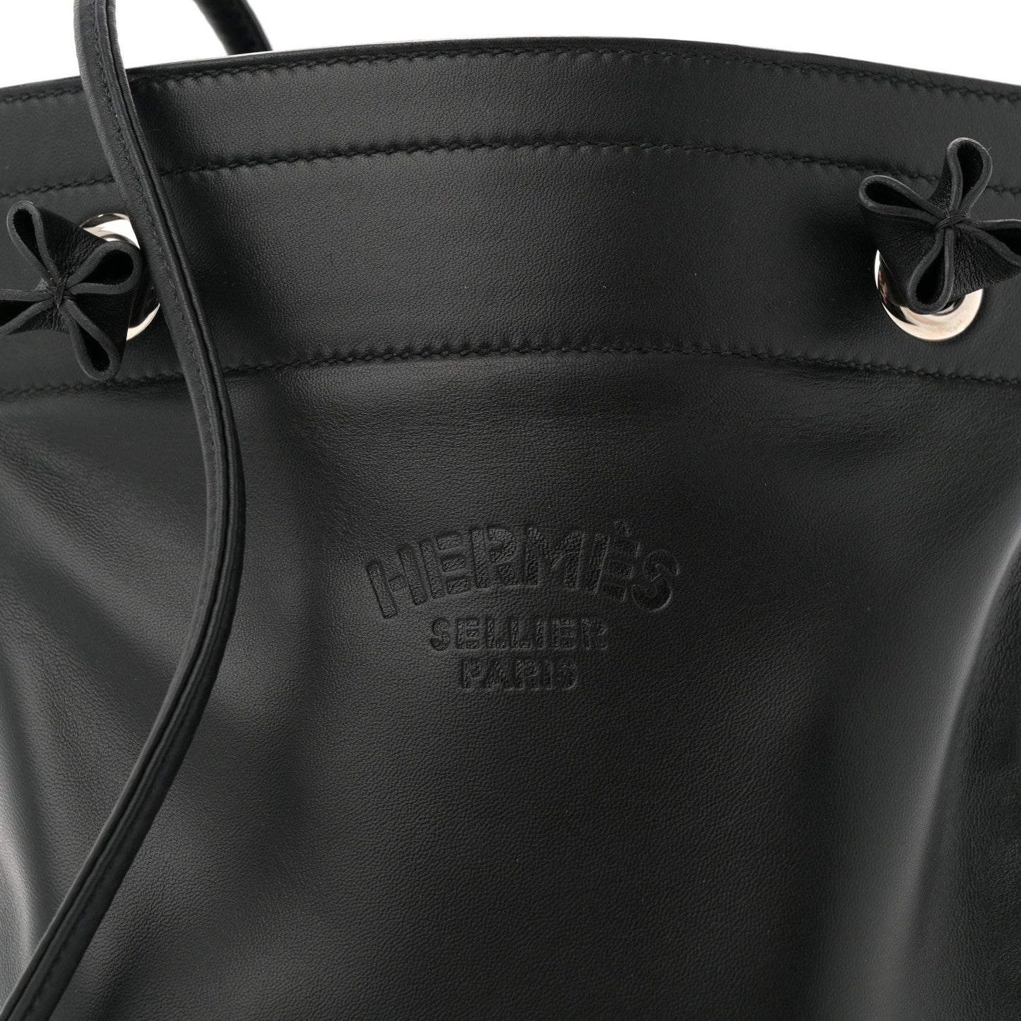 Hermes Milo Lambskin Swift Mini Aline Black