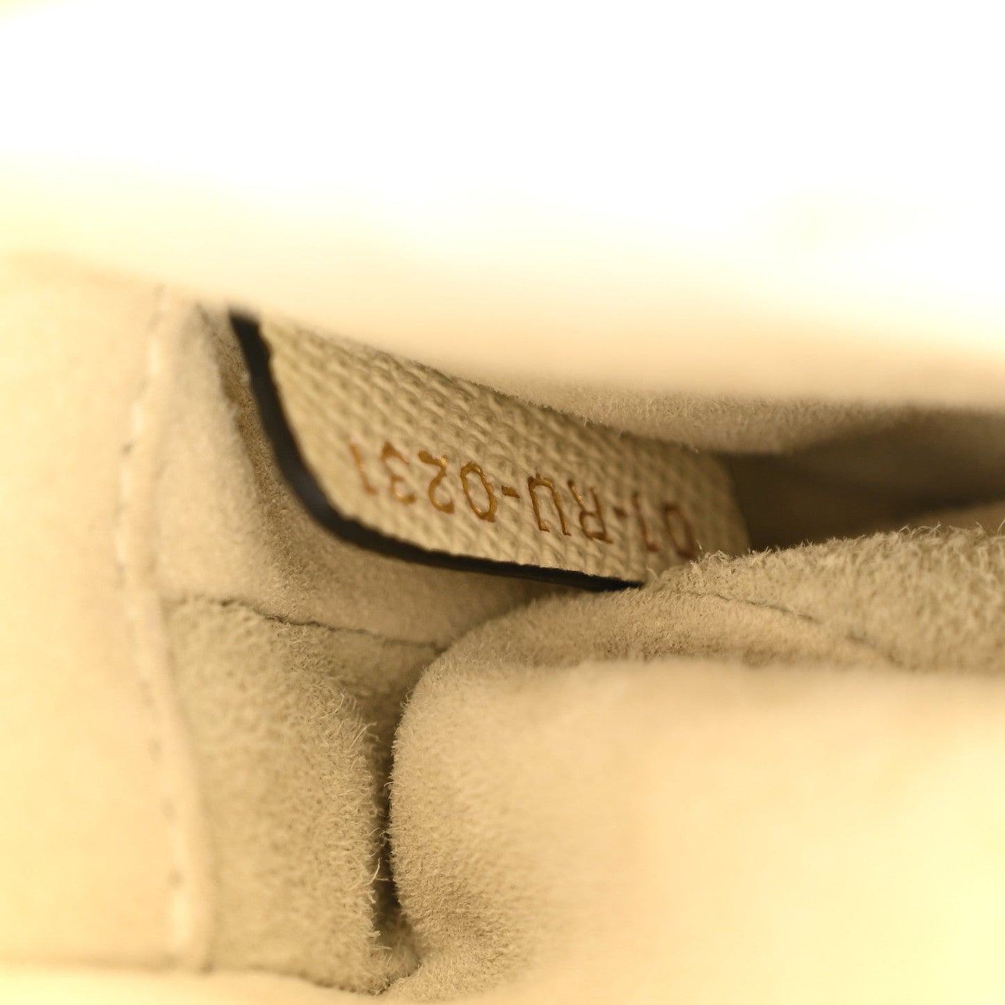Christian Dior Grained Calfskin Mini Saddle Bag Ivory