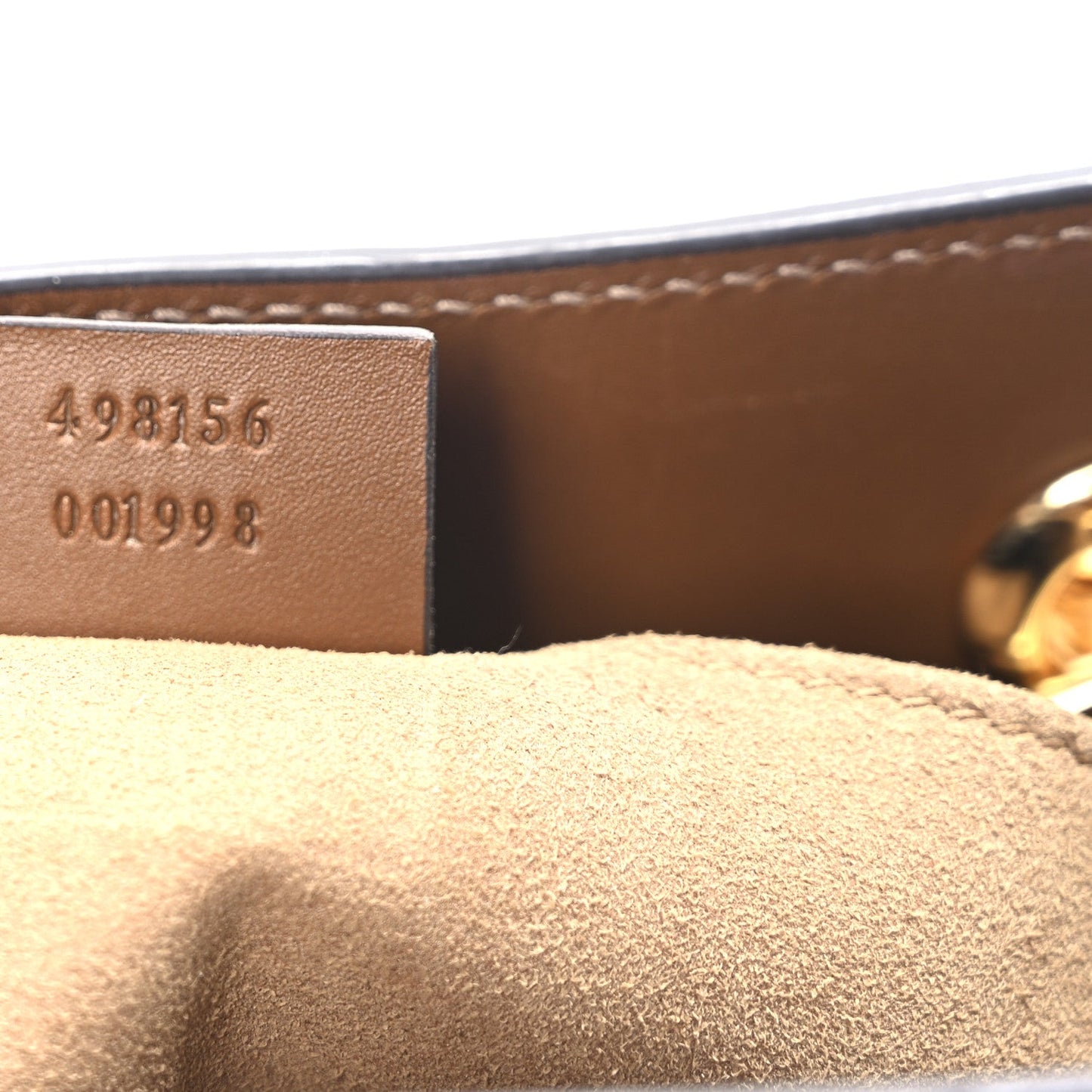 Gucci GG Supreme Monogram Calfskin Small Padlock Tote Beige Ebony Tuscany