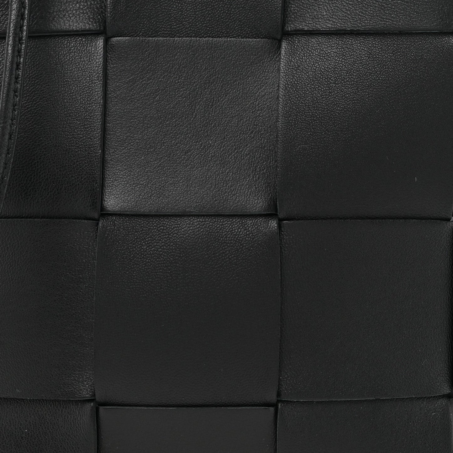 Bottega Veneta Nappa Maxi Intrecciato Cassette Bucket Bag Black