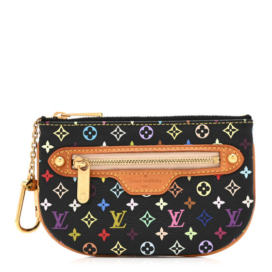Louis Vuitton Monogram Multicolor Pochette Plate MM Black