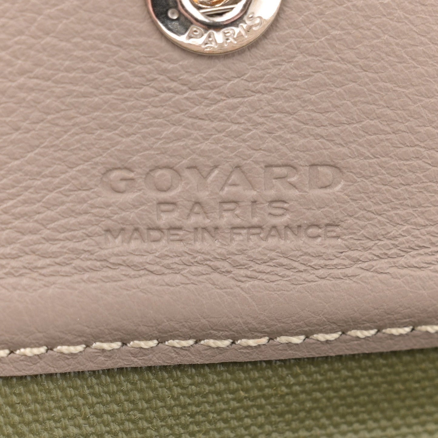 Goyard Goyardine Saint Louis Claire Voie GM Khaki