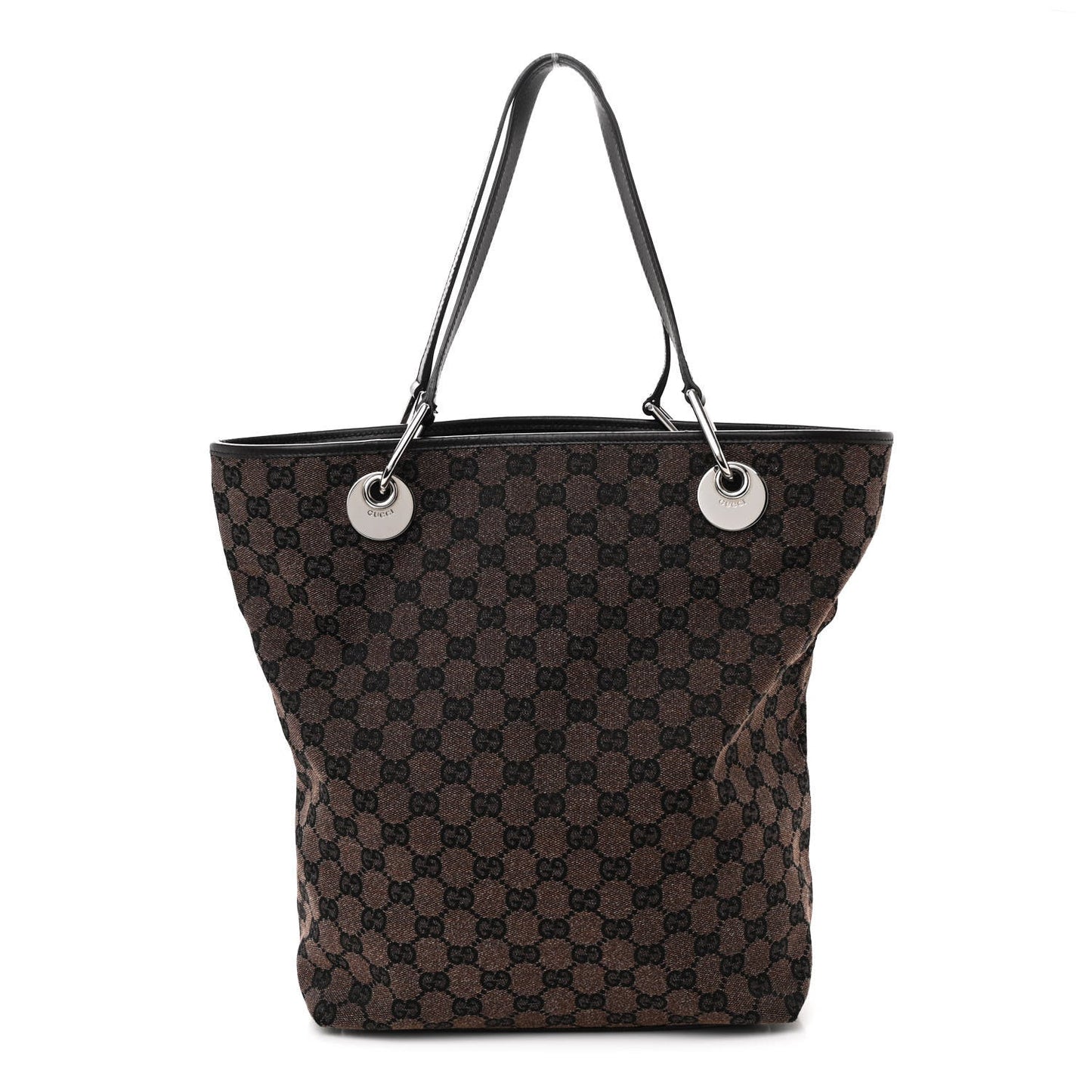 Gucci Monogram Large Eclipse Tote Dark Brown