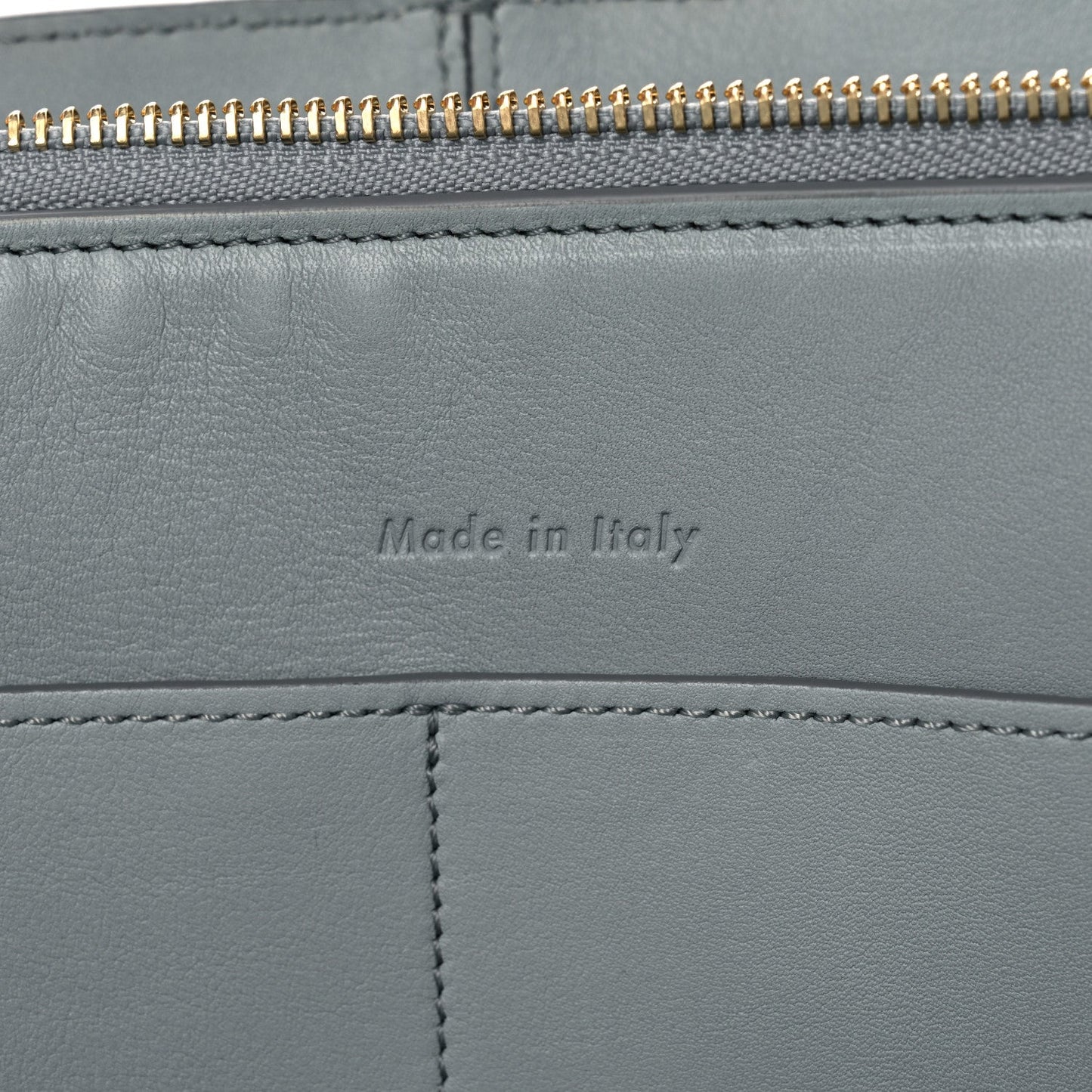 Celine Smooth Calfskin Medium Tri-Fold Bag Cloud