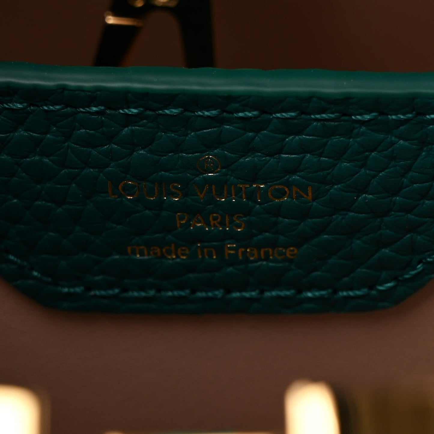 Louis Vuitton Taurillon Capucines BB Vert