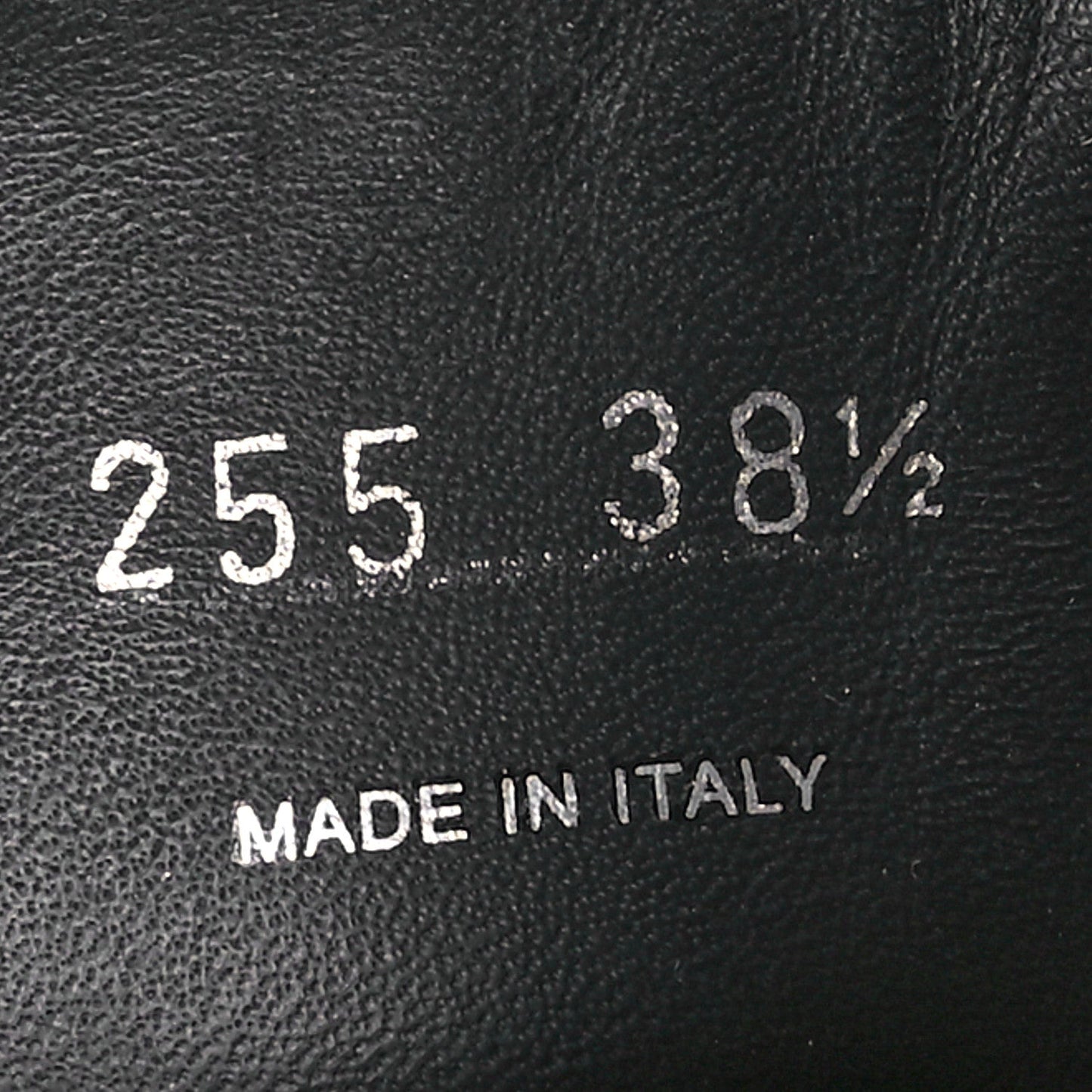 Prada Spazzolato Rois Nylon Metal Triangle Logo Monolith Pouch Pocket 55mm Boots 38.5 Black