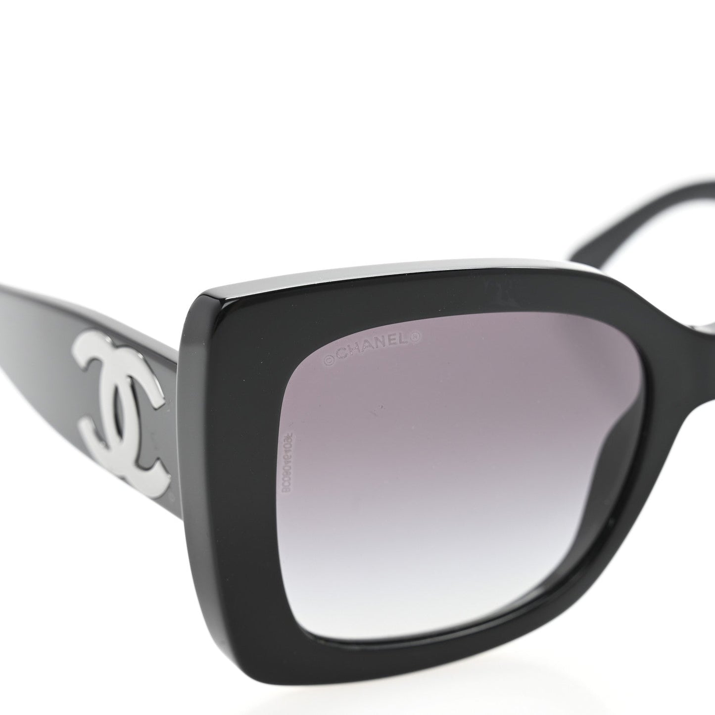 Chanel Square Polarized CC Sunglasses 5494-A Black
