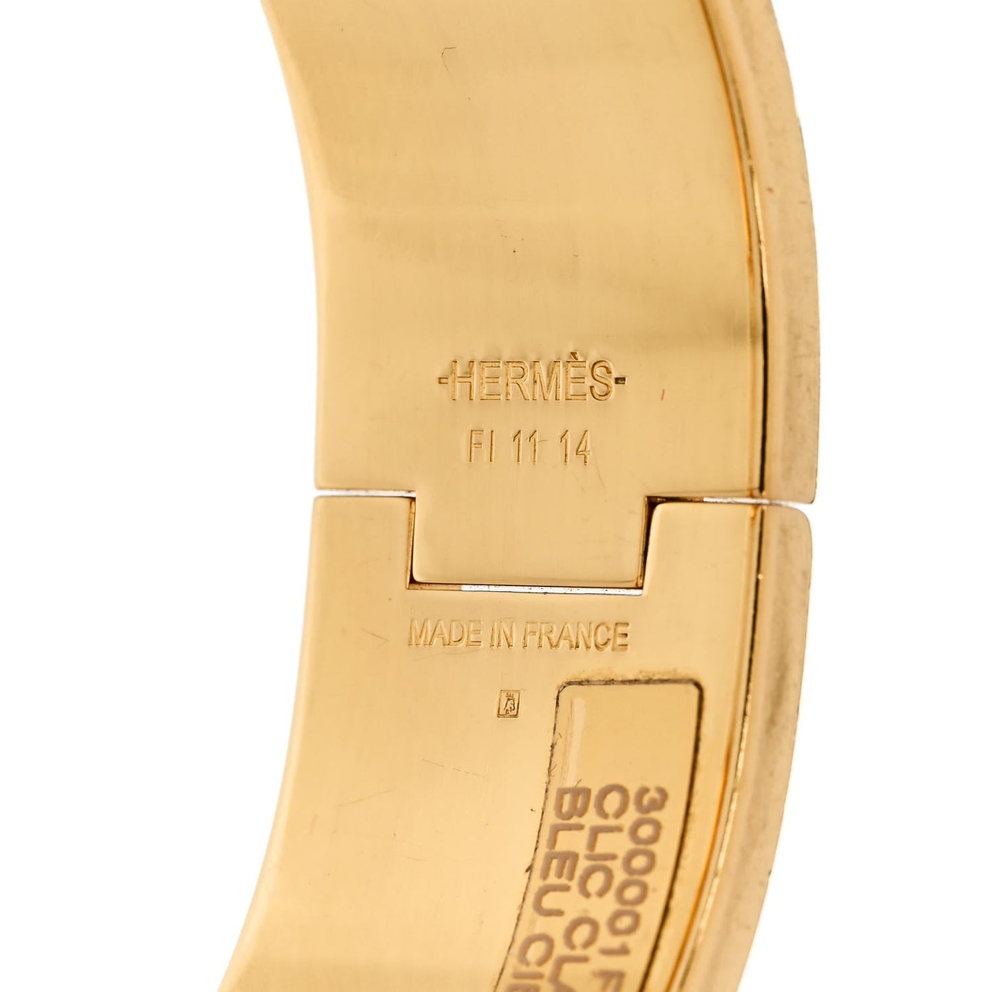 Hermes Enamel Wide Clic Clac H Bracelet PM Bleu Cielo