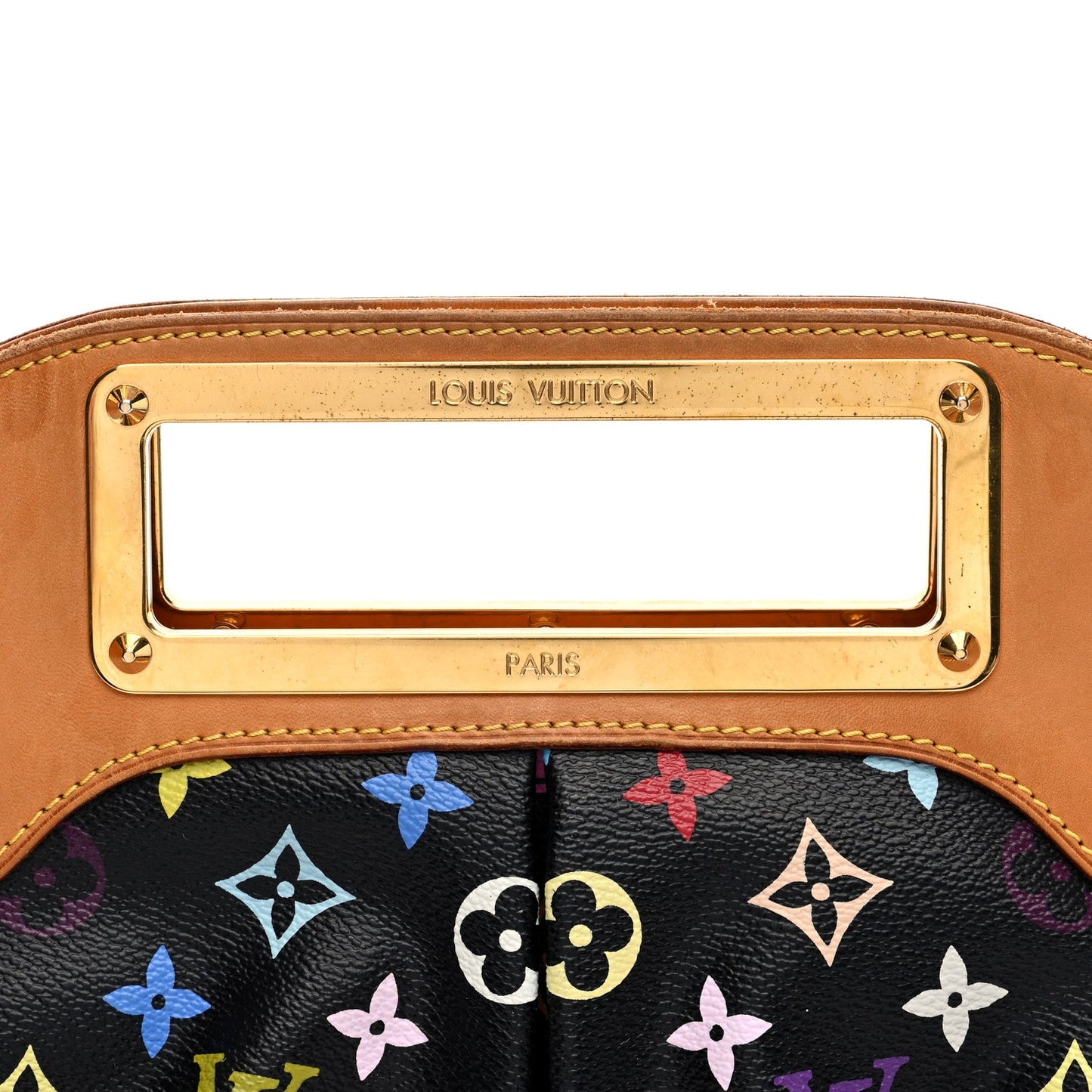 Louis Vuitton Monogram Multicolor Judy MM Black