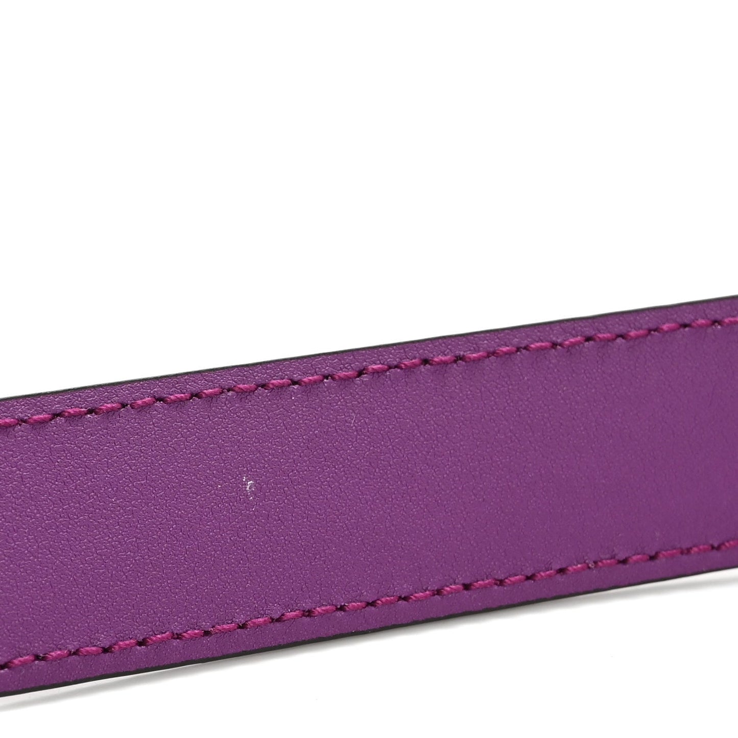 Gucci Efesto Leather Womens Horsebit 15/23mm Belt 95 38 Purple