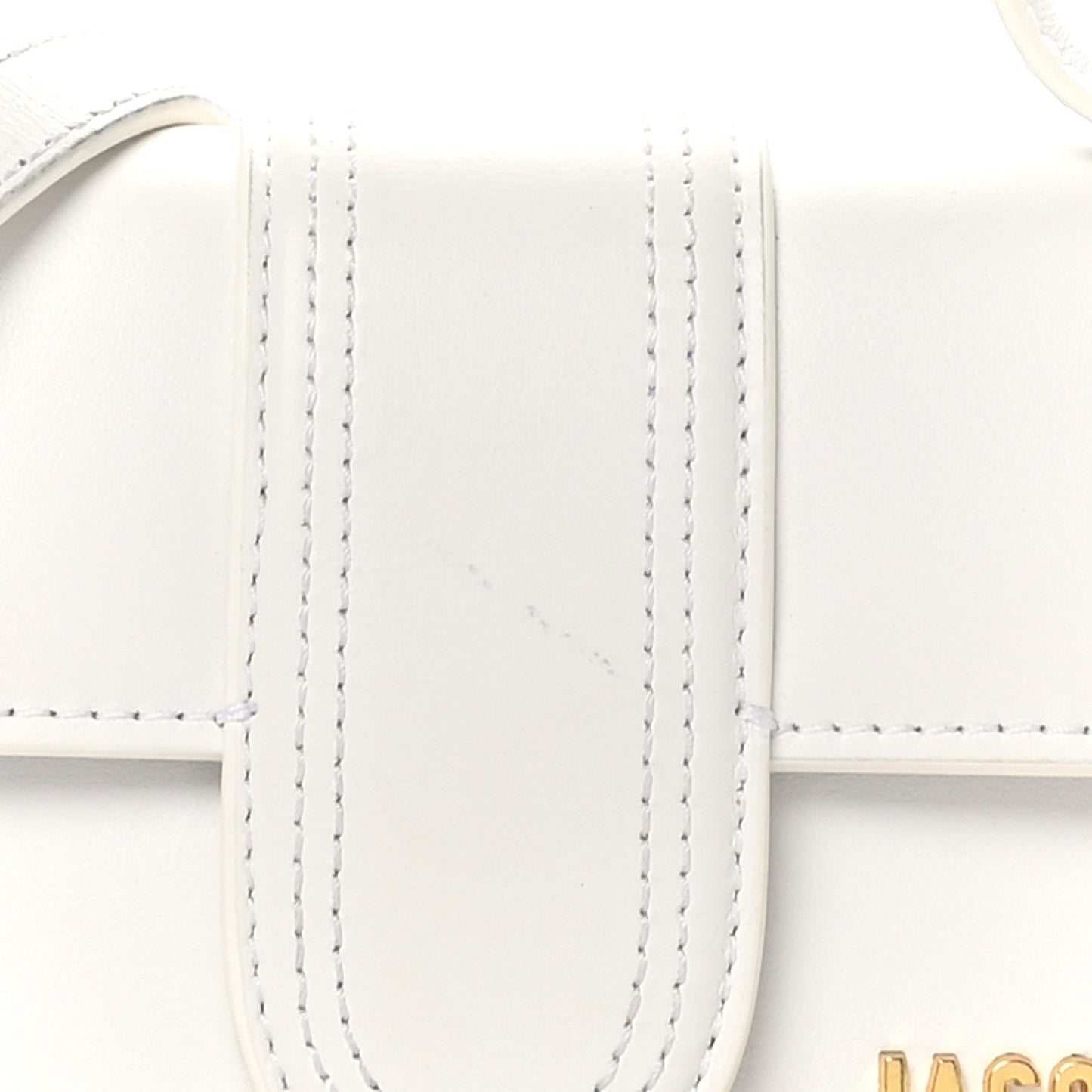 Jacquemus Smooth Calfskin Le Bambino White