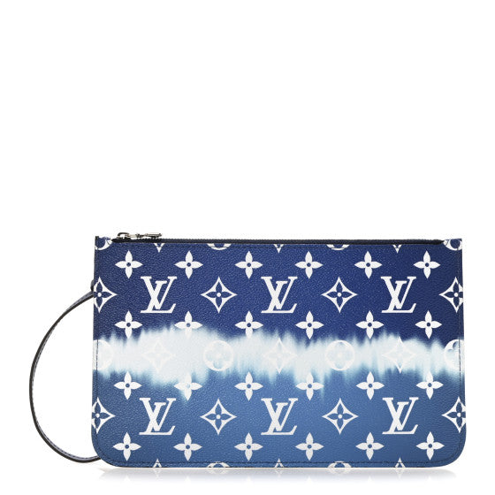 Louis Vuitton Monogram Escale Neverfull MM GM Pochette Blue