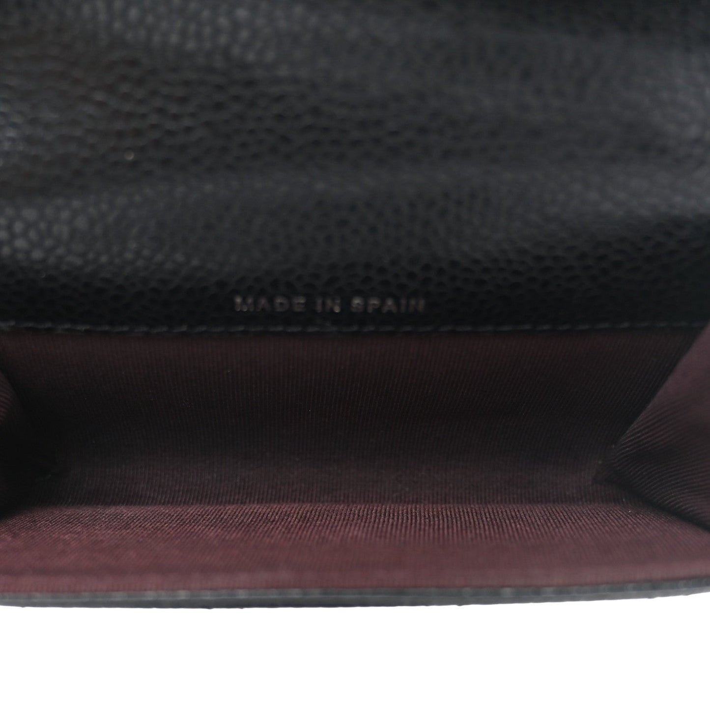 Chanel Caviar Quilted Flap Card Holder Black
