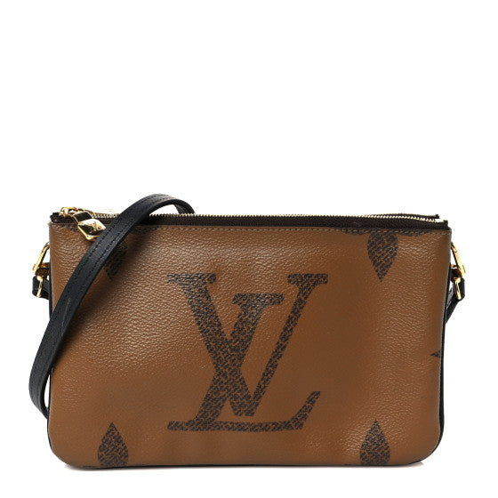 Louis Vuitton Reverse Monogram Giant Double Zip Pochette