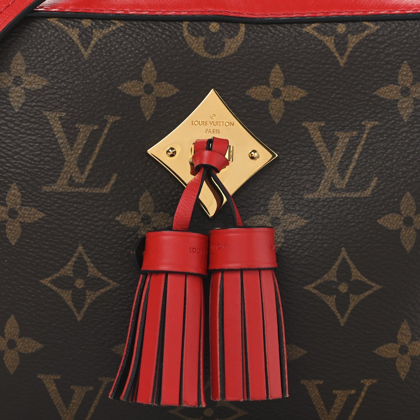 Louis Vuitton Monogram Saintonge Coquelicot