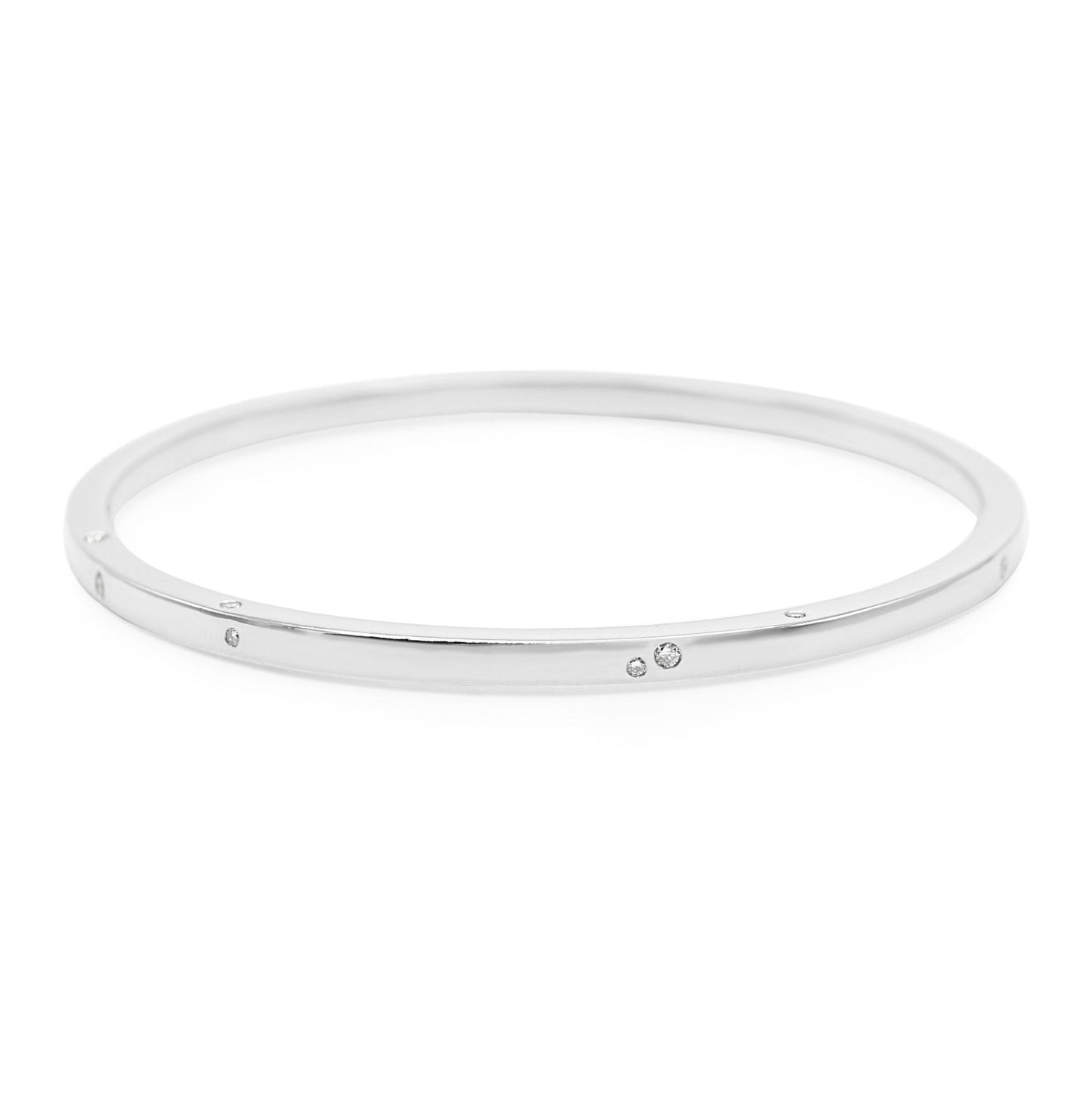 Boodles Star Studded Diamond Bangle - Platinum